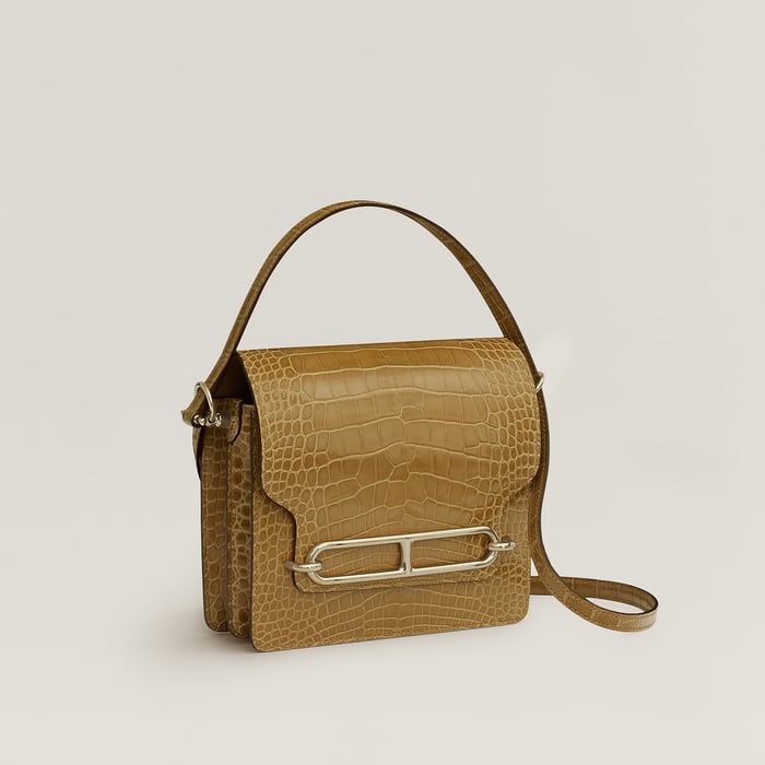 Beige Sable Roulis Mini Bag