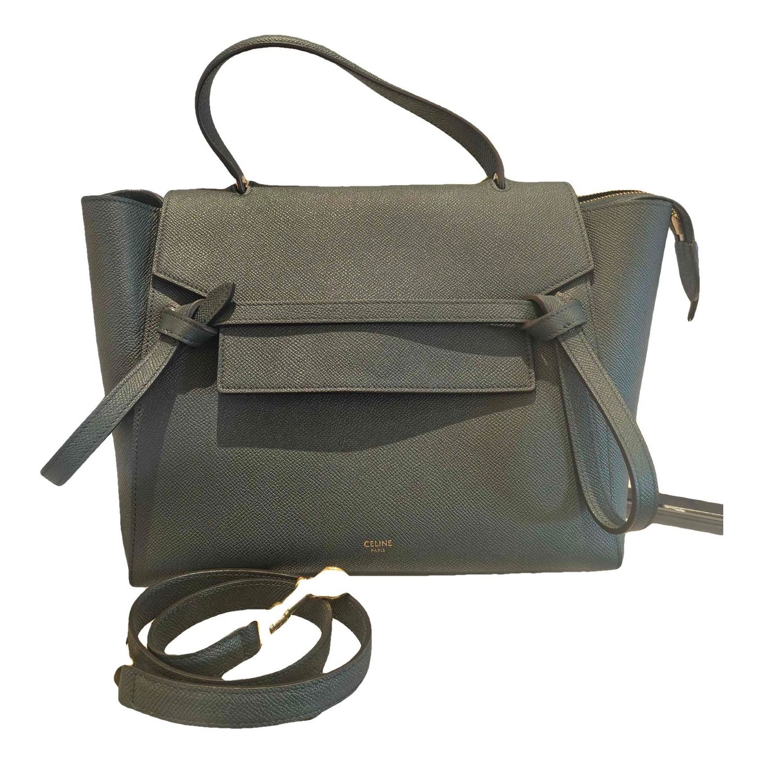 Belt leather handbag