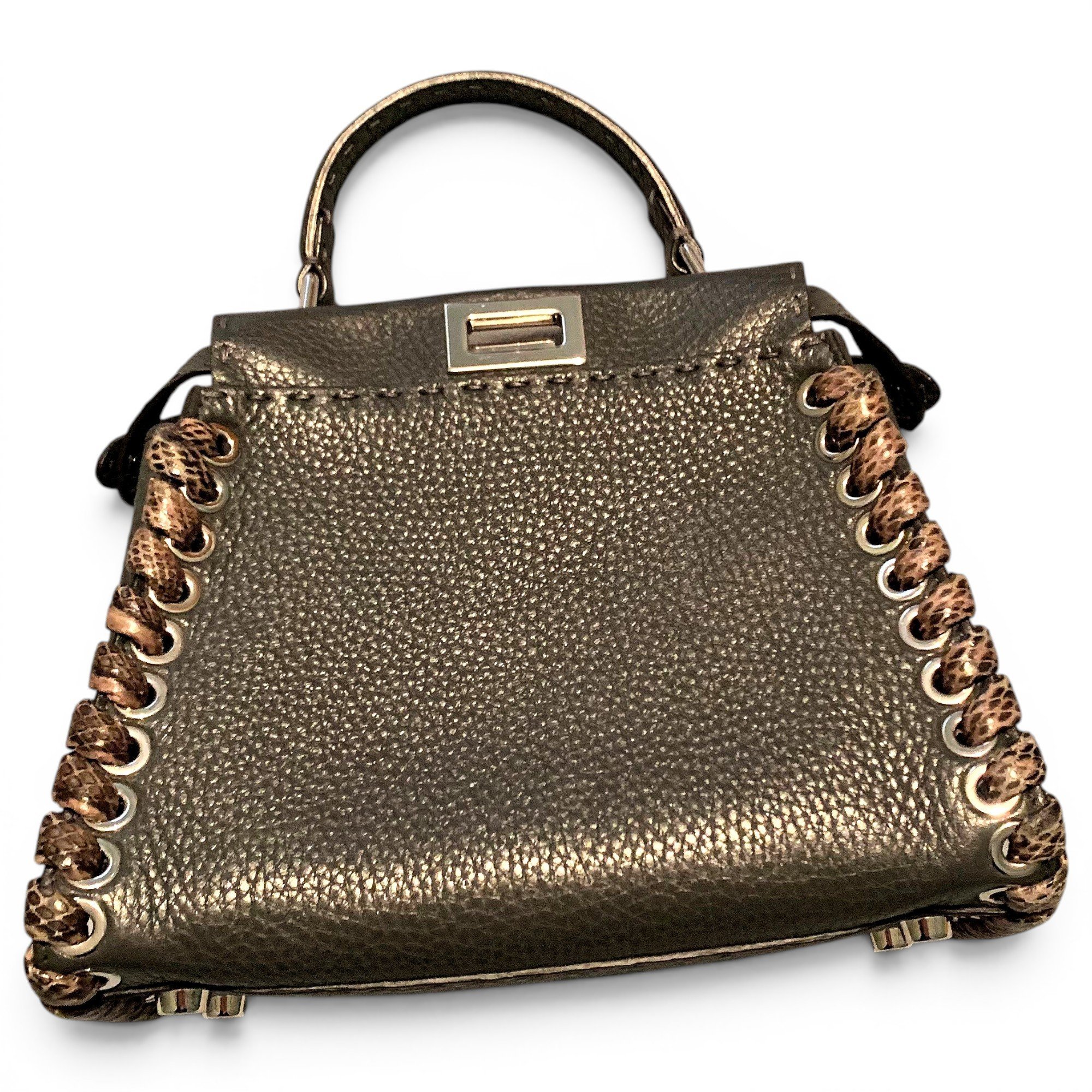 Peekaboo leather crossbody bag