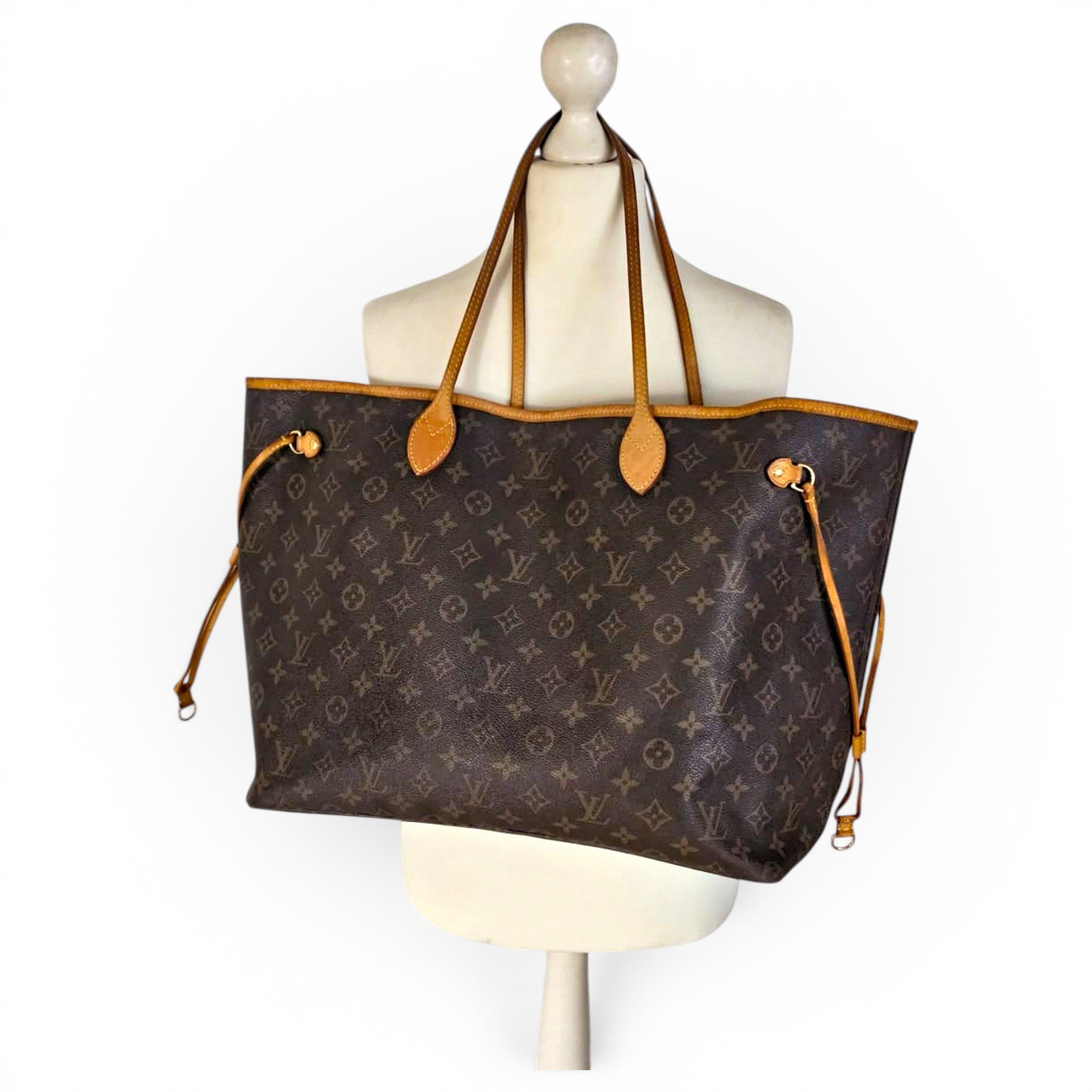 Neverfull leather tote