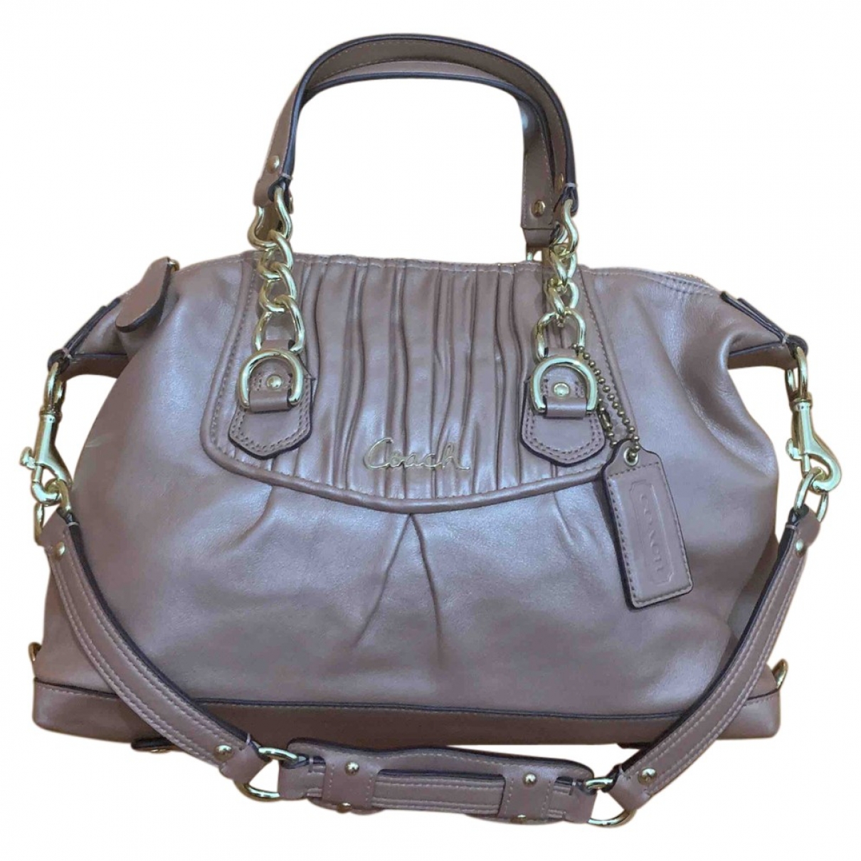 Leather handbag