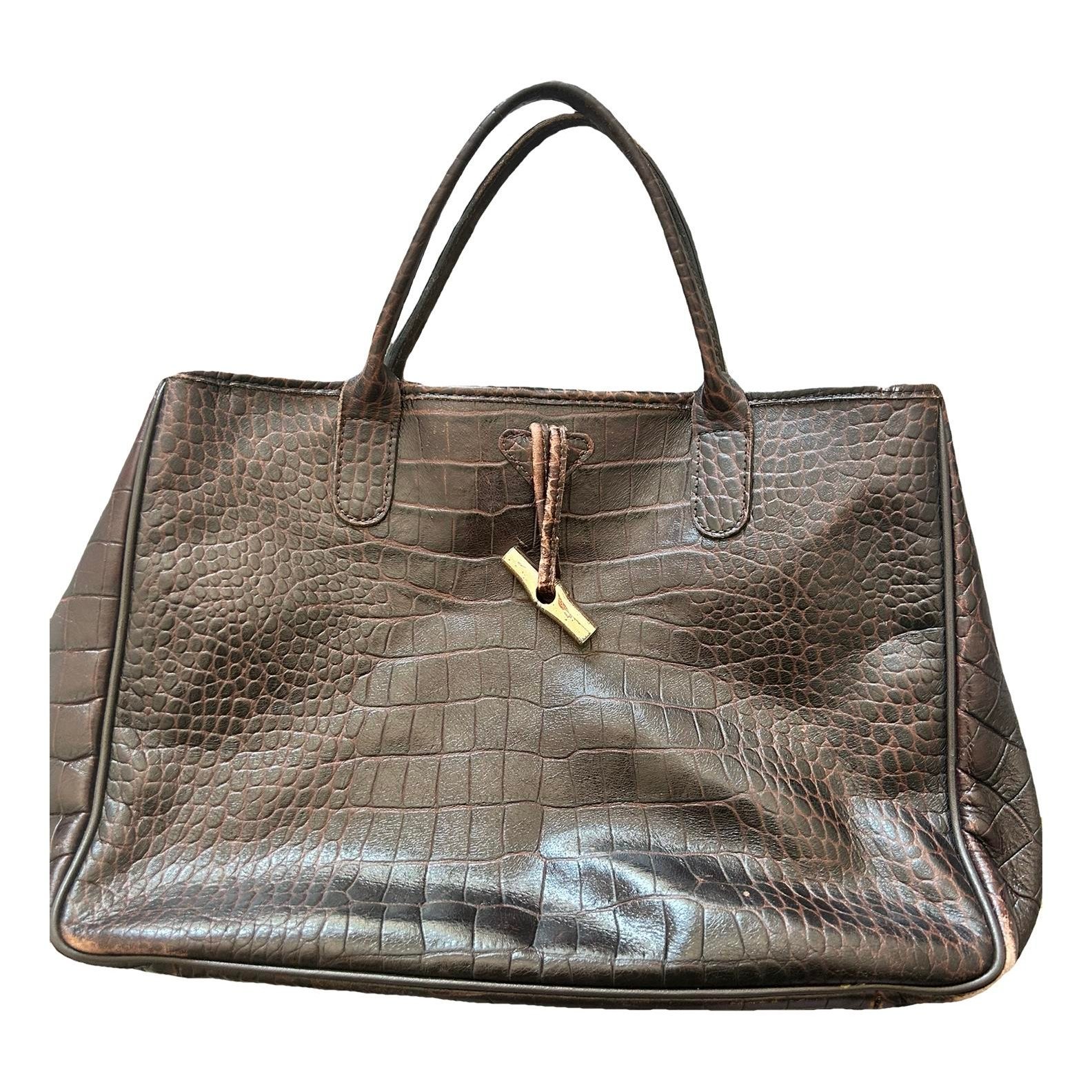 Roseau leather handbag