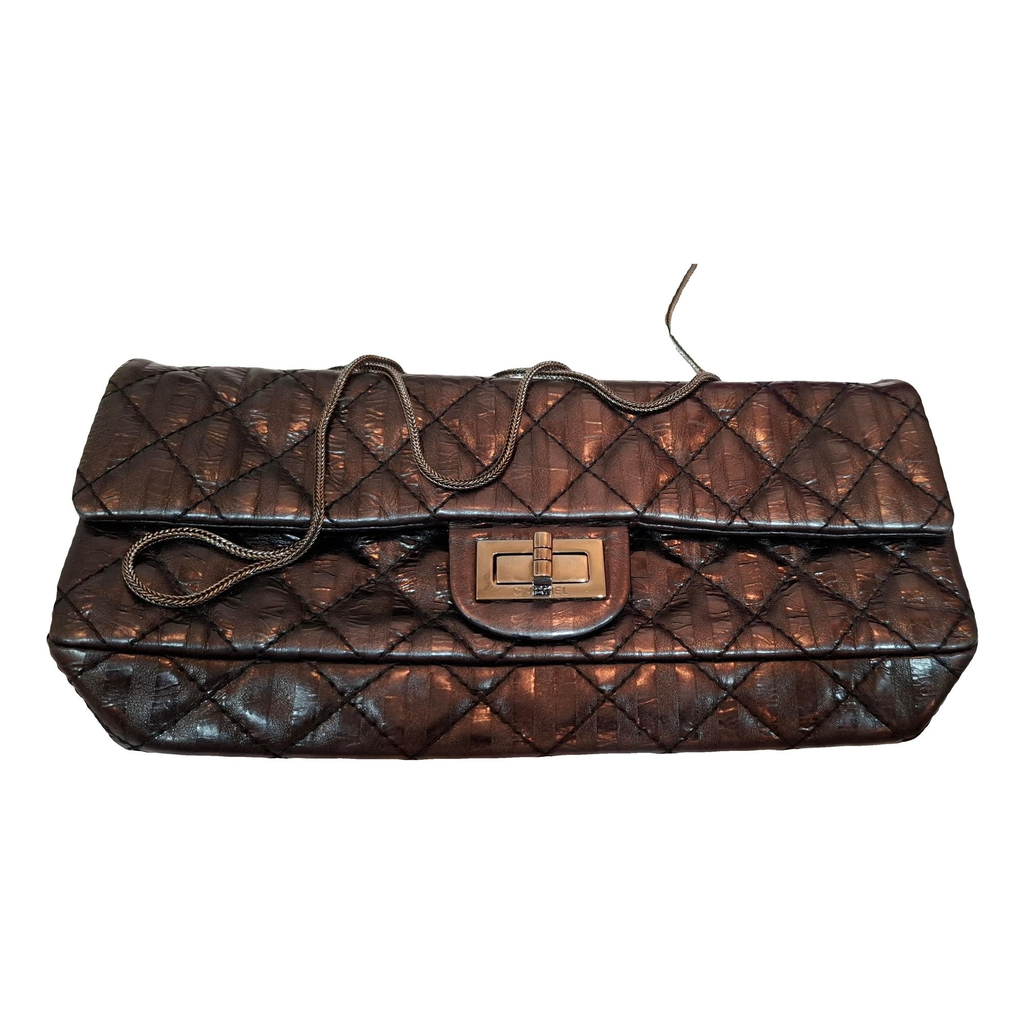 2.55 Long leather handbag