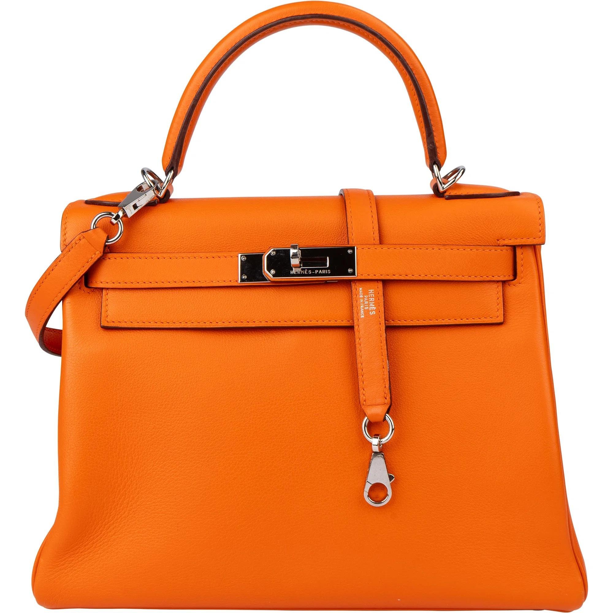 Hermes Kelly 28 Handbag Swift Leather 2007