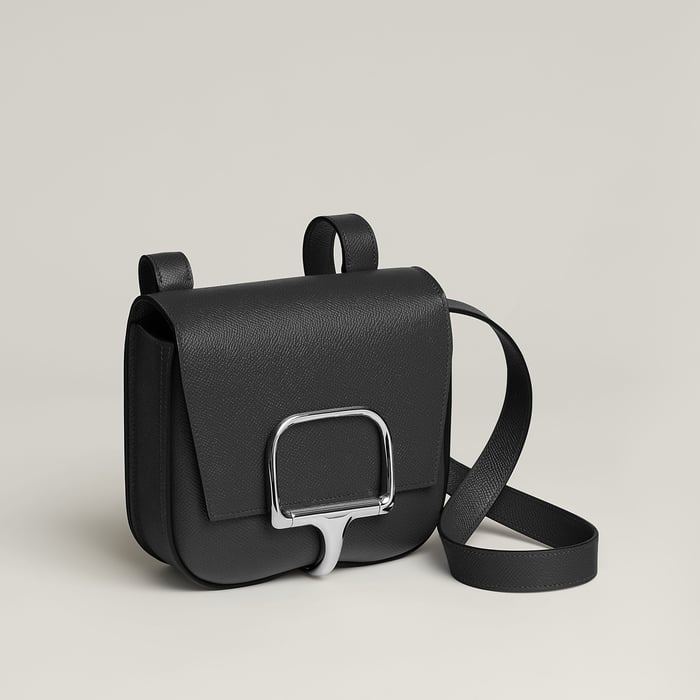 Noir Hermès Della Cavalleria Mini Bag