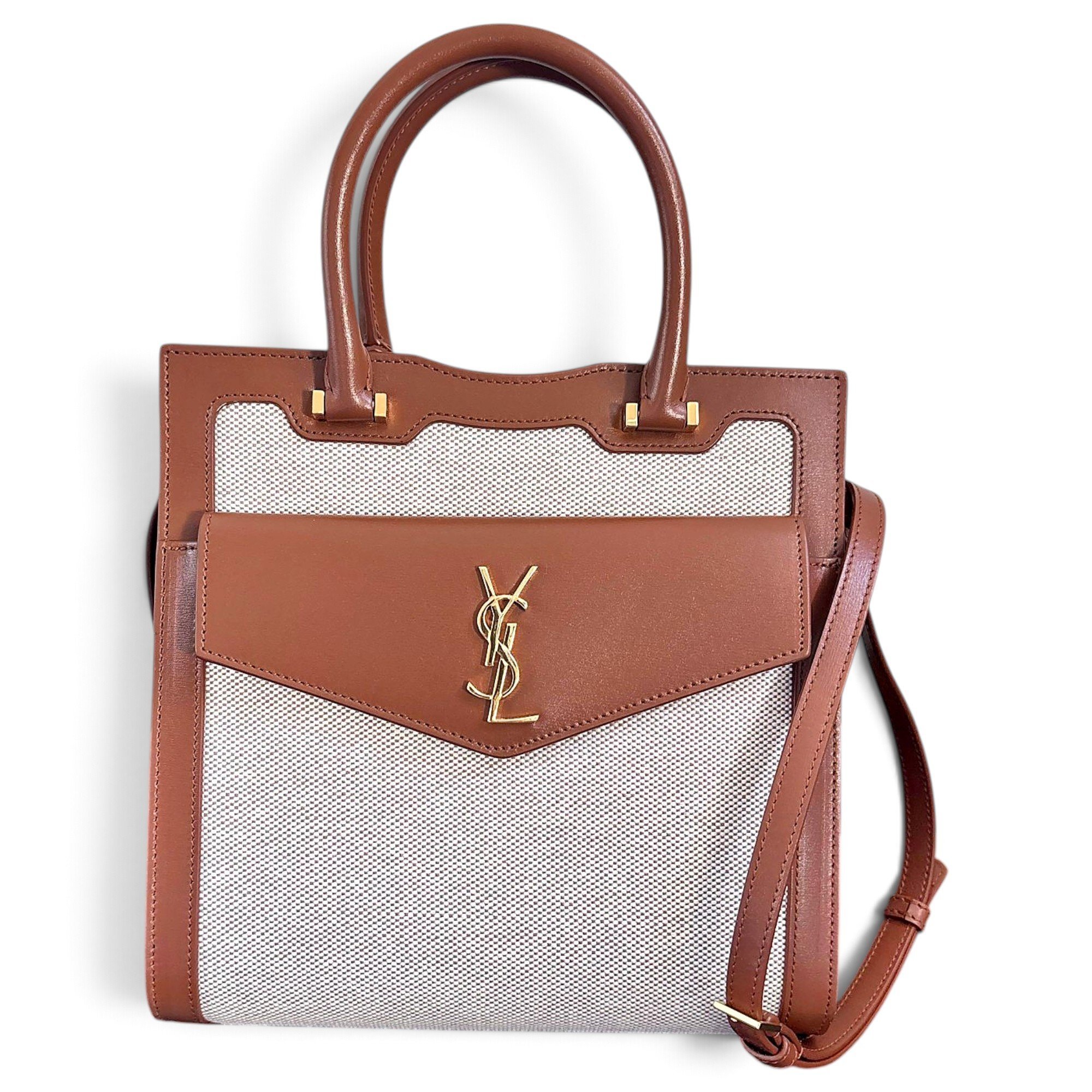 Uptown leather handbag