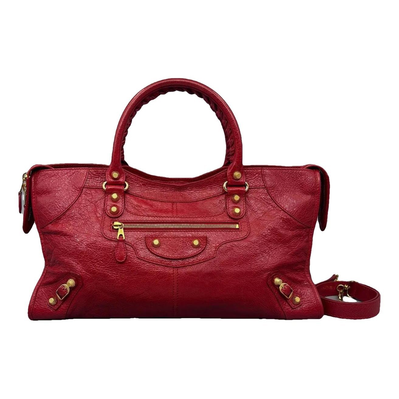 Leather handbag