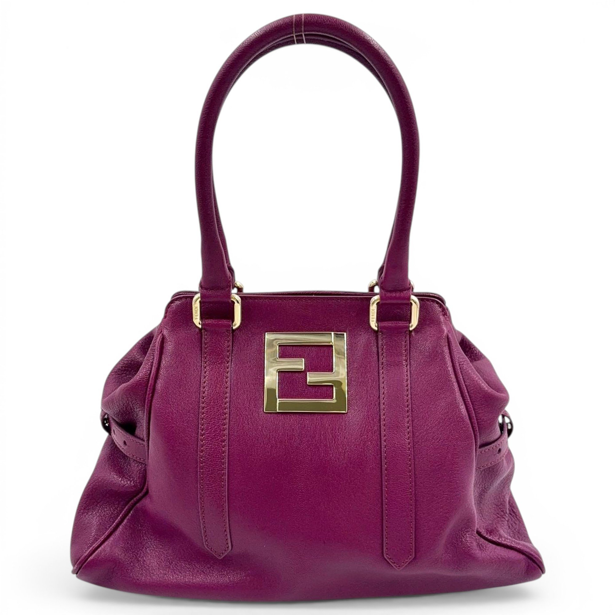FF pony-style calfskin handbag