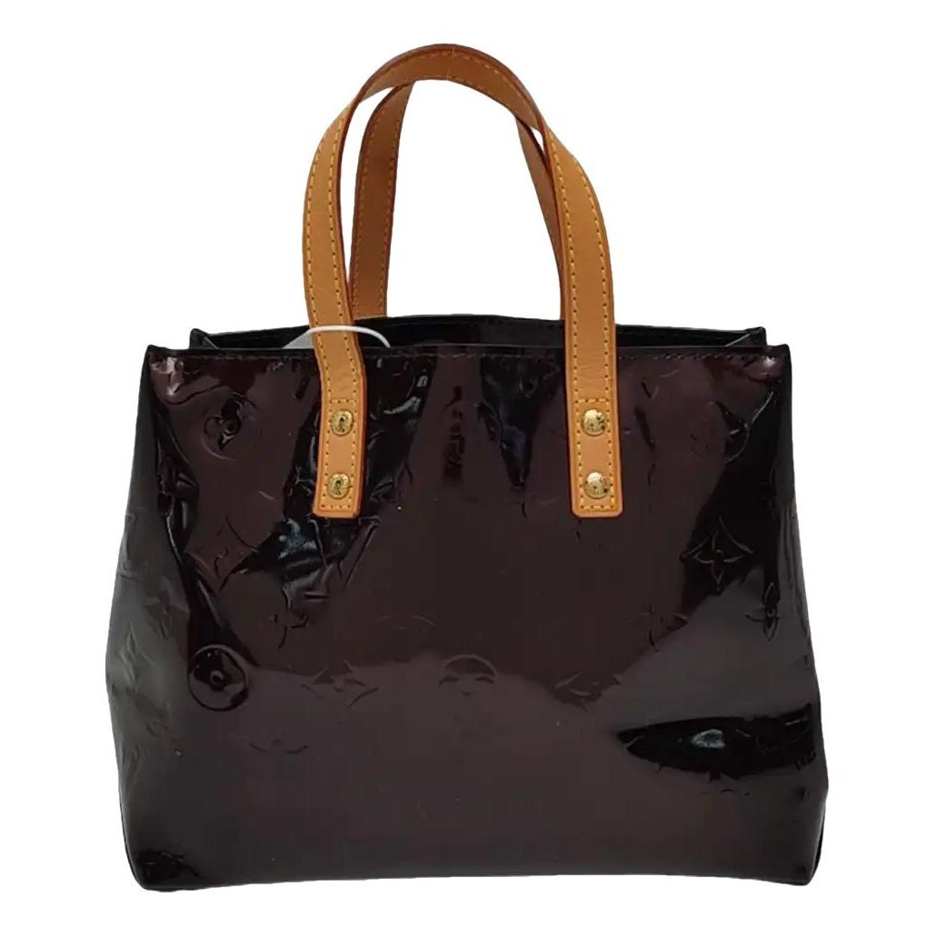 Reade patent leather handbag