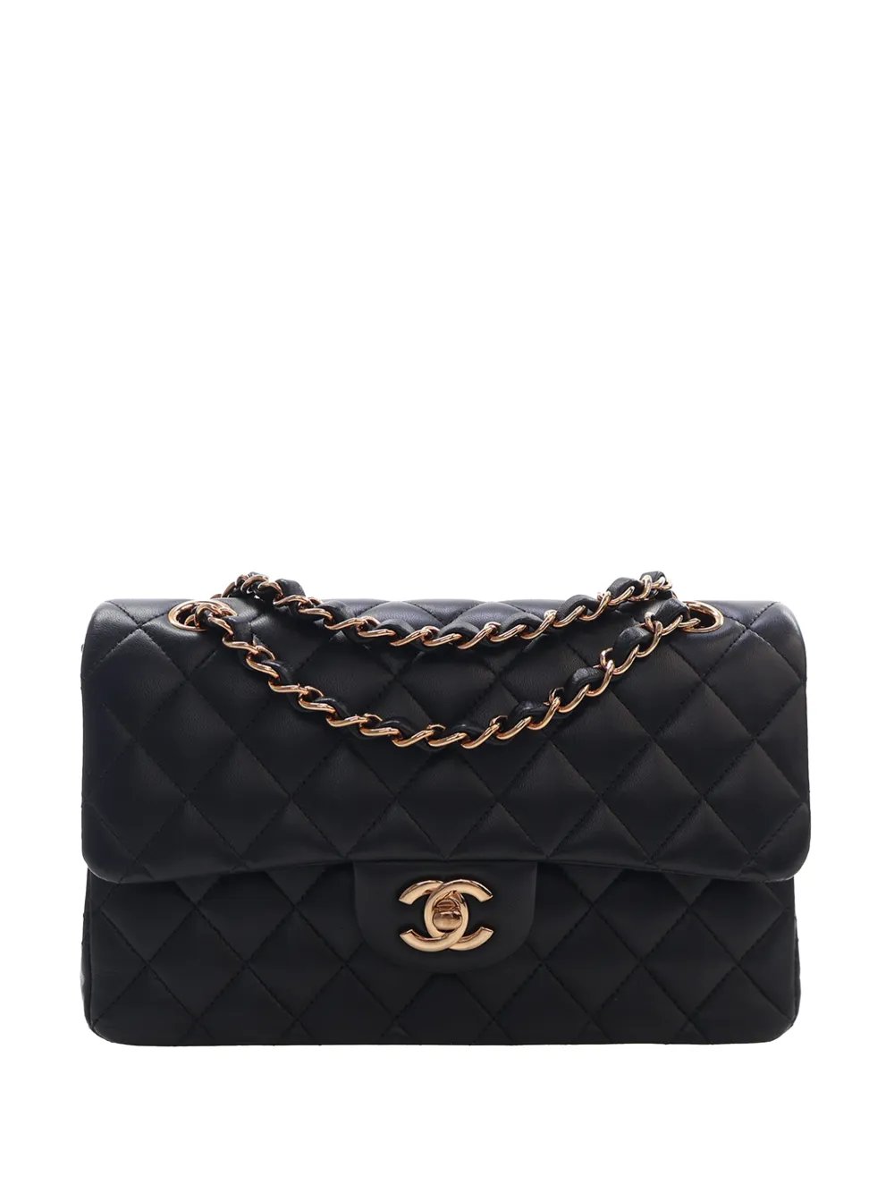 2021-2026 Small Classic Lambskin Double Flap shoulder bag