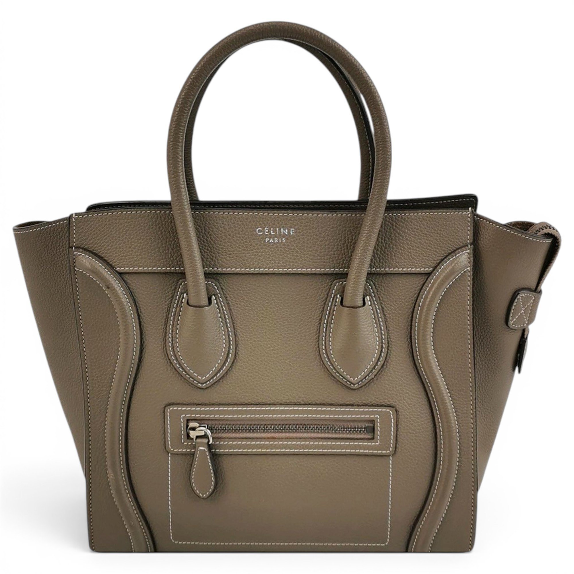 Luggage leather handbag