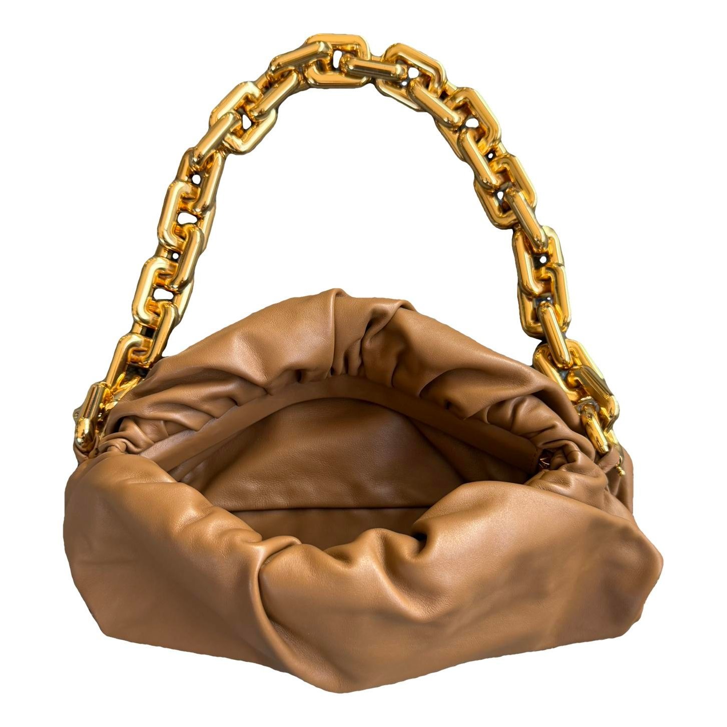 Chain Pouch leather handbag