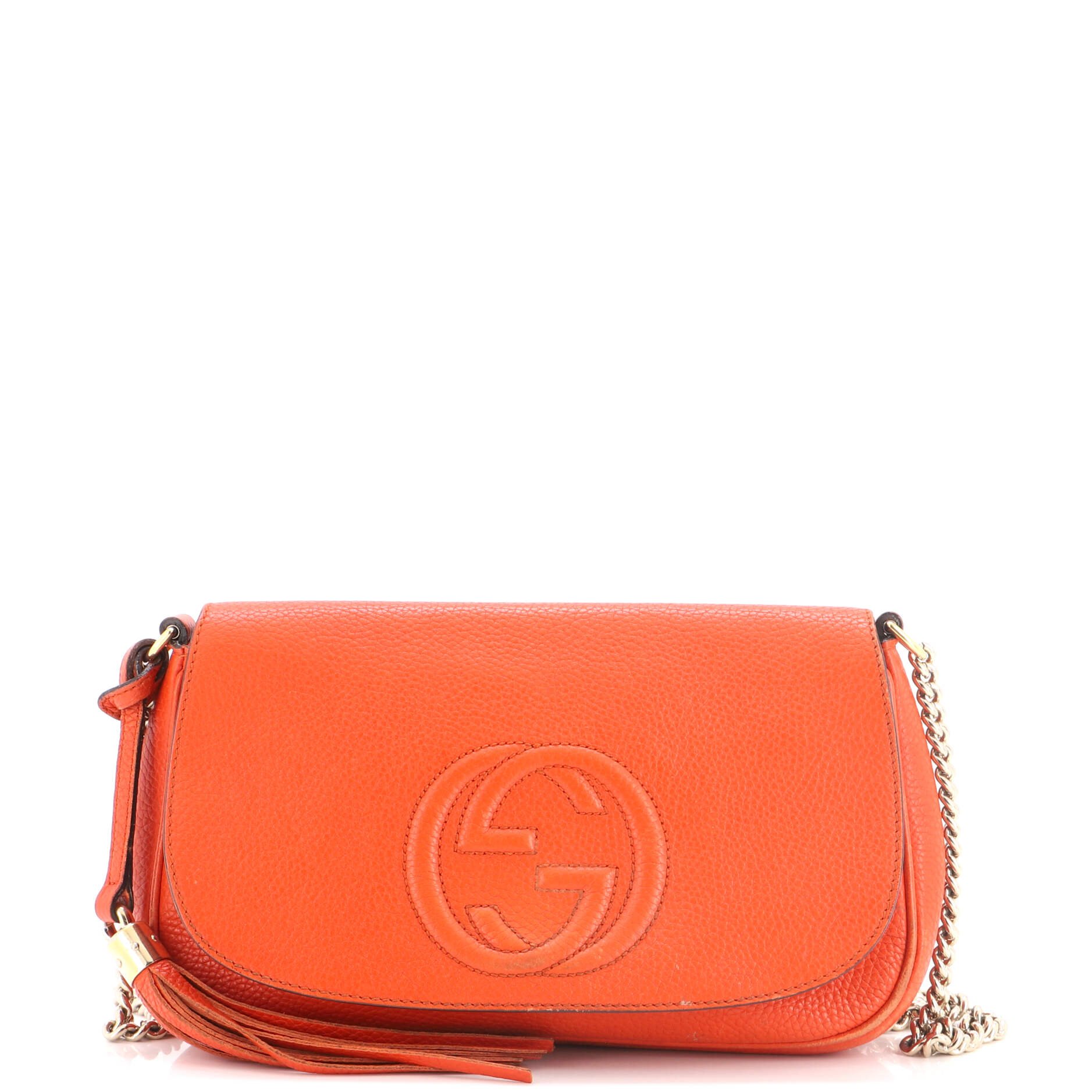 Soho Chain Crossbody Bag Leather Medium