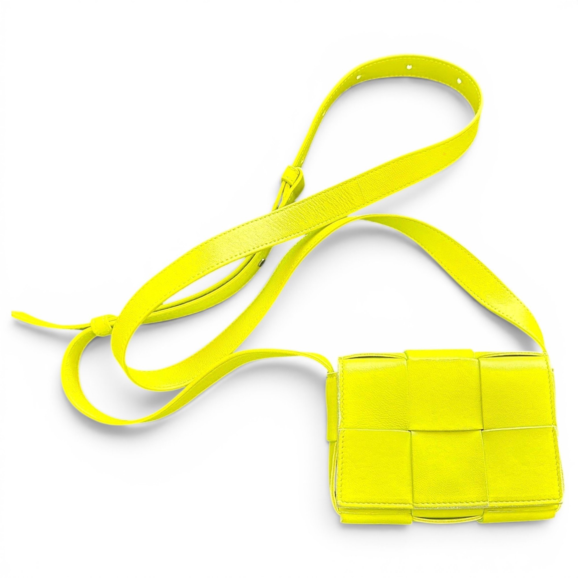 Loop leather handbag