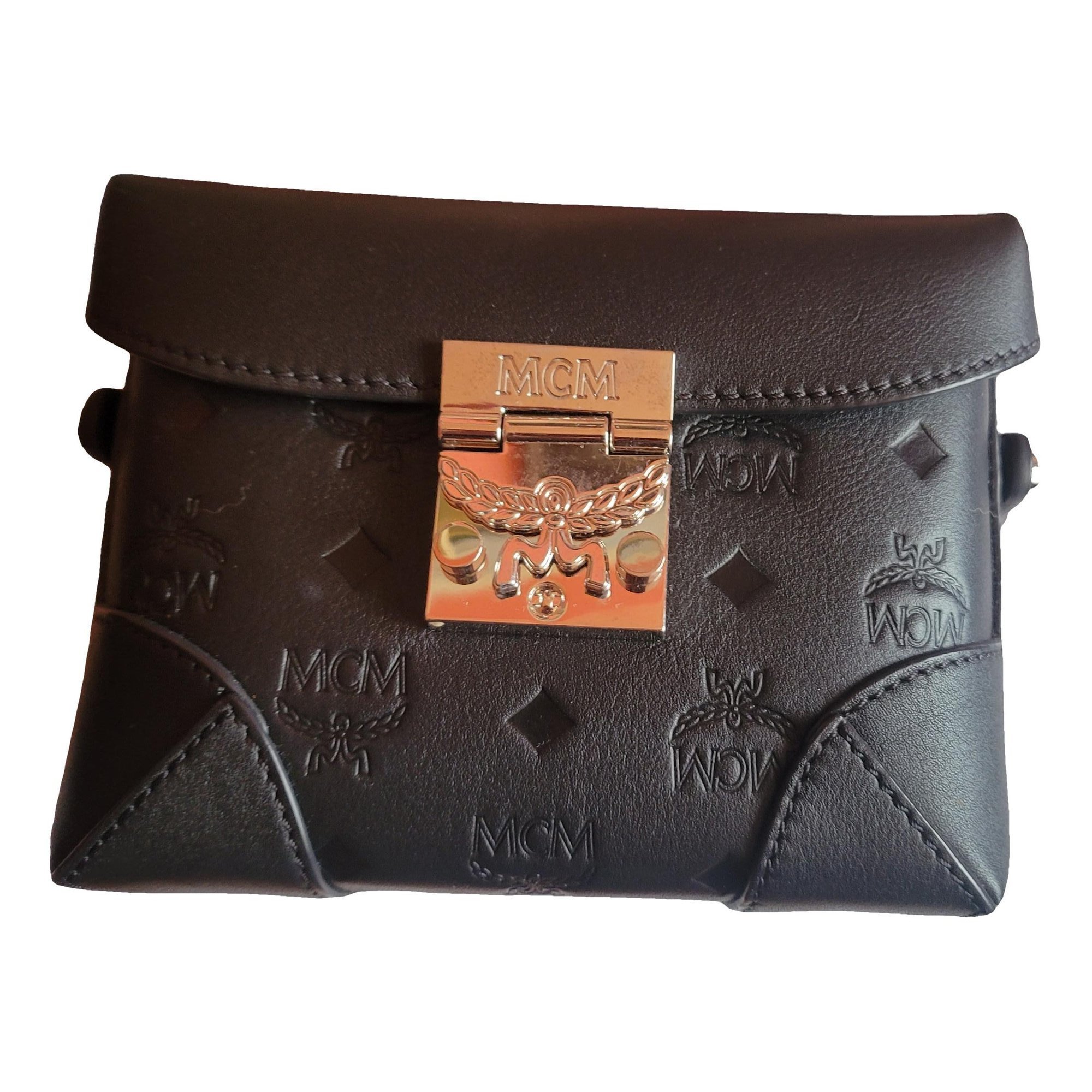 Soft Berlin leather clutch bag