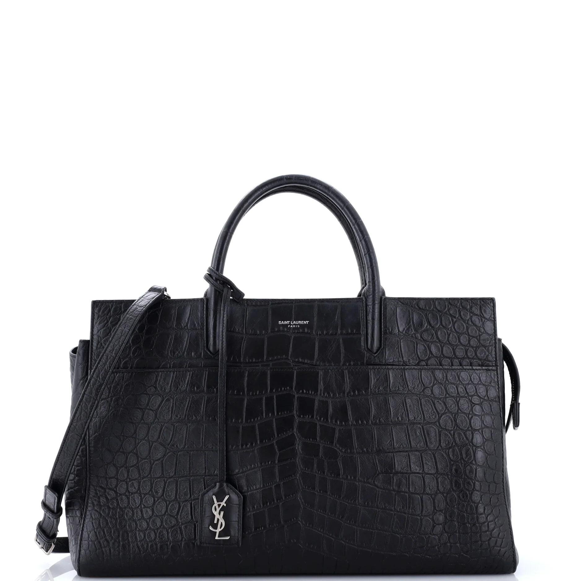 Leather tote