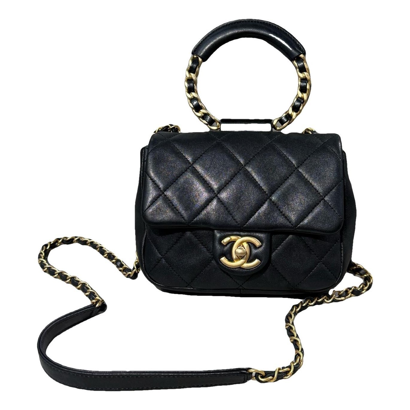 Leather handbag