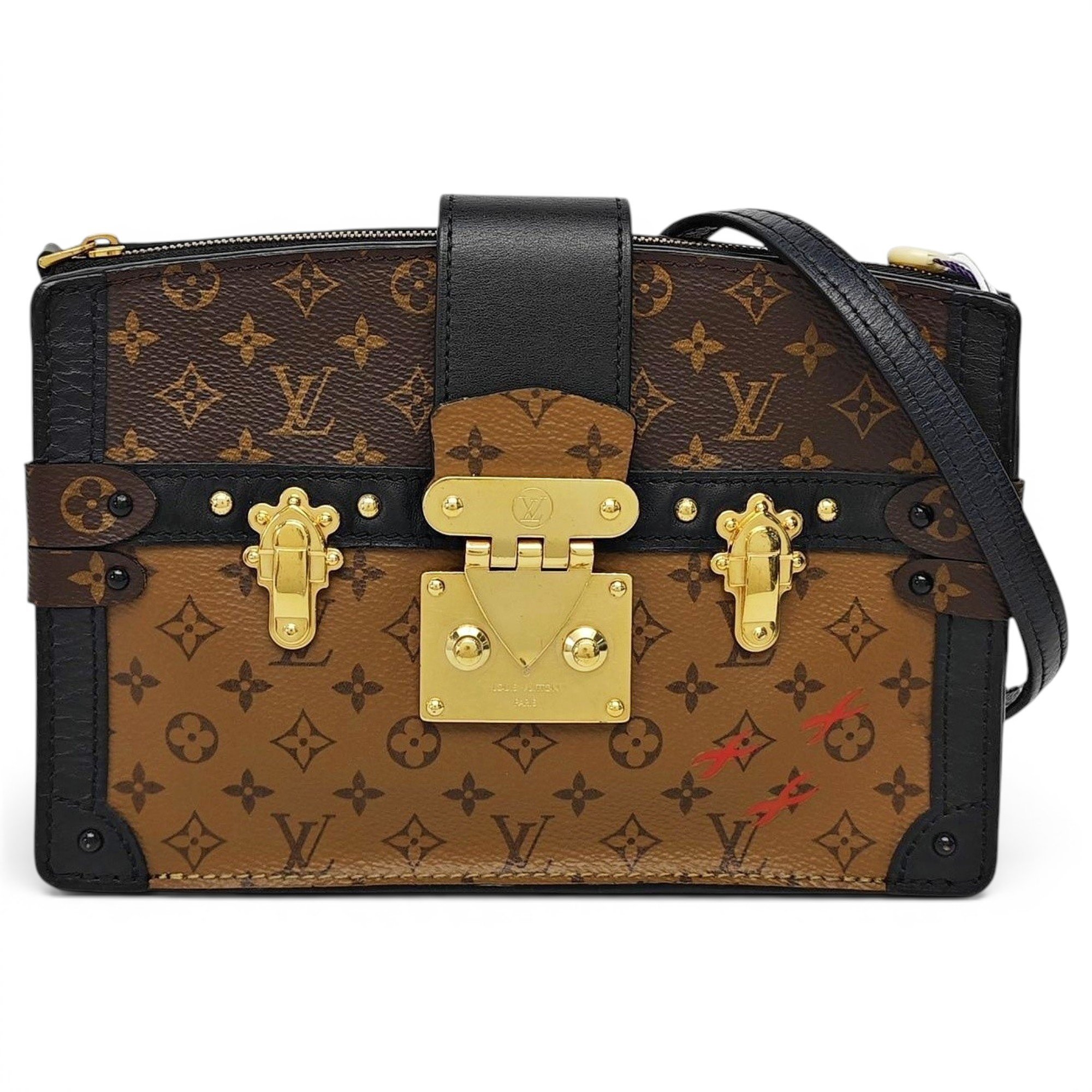 City Trunk leather handbag