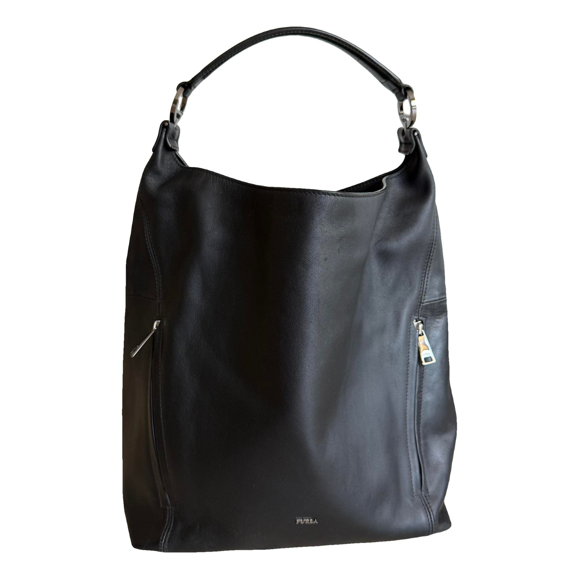 Leather tote