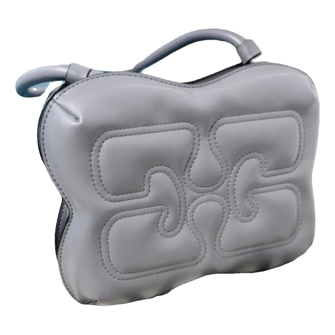 Butterfly leather handbag