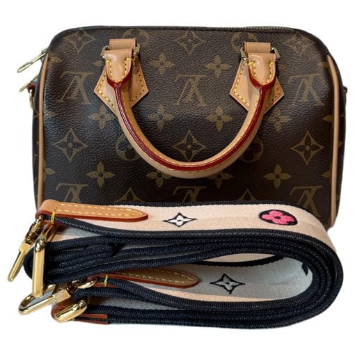 Nano Speedy / Mini HL leather handbag