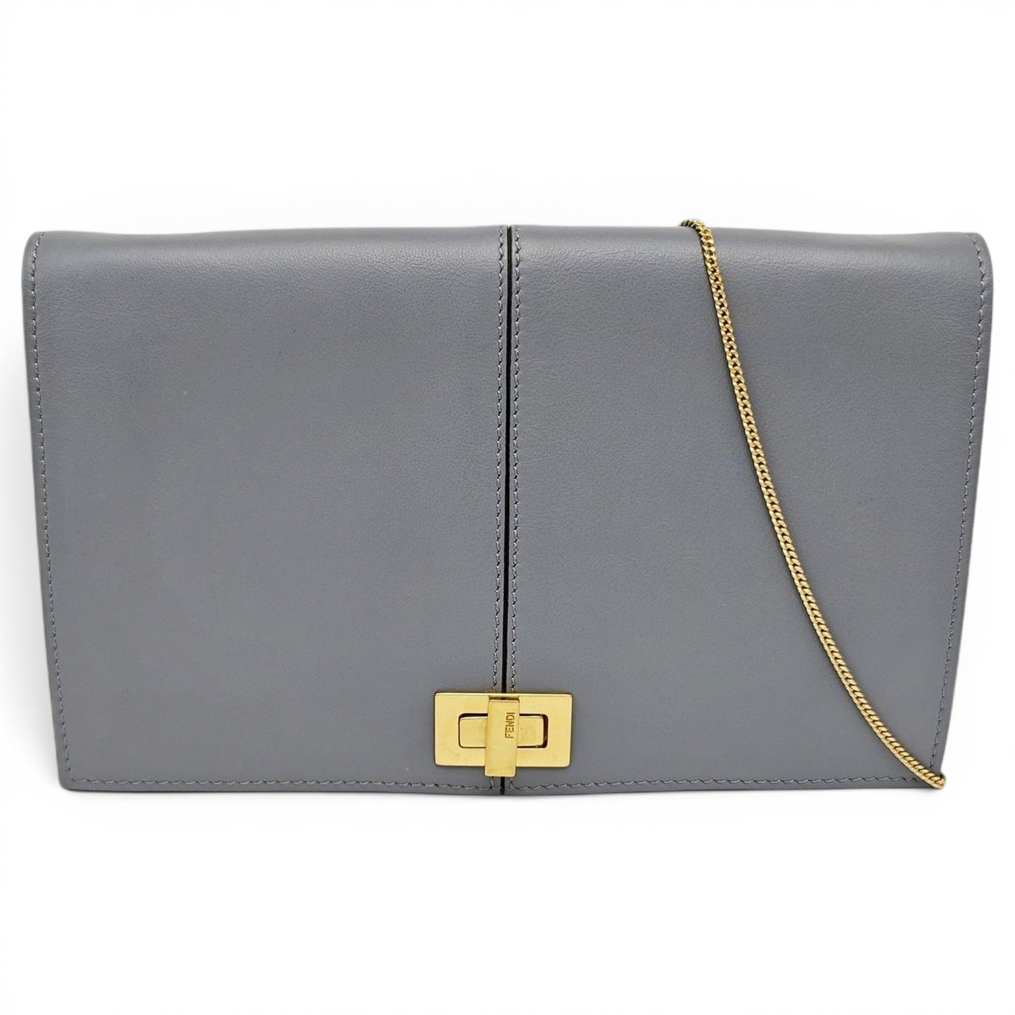 Fendi Peekaboo leather handbag