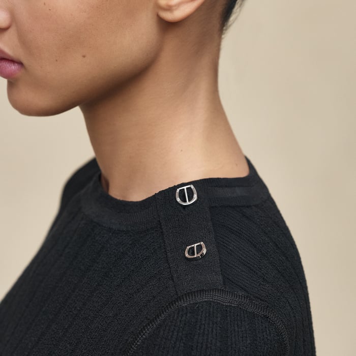 Noir Short-sleeve Sweater