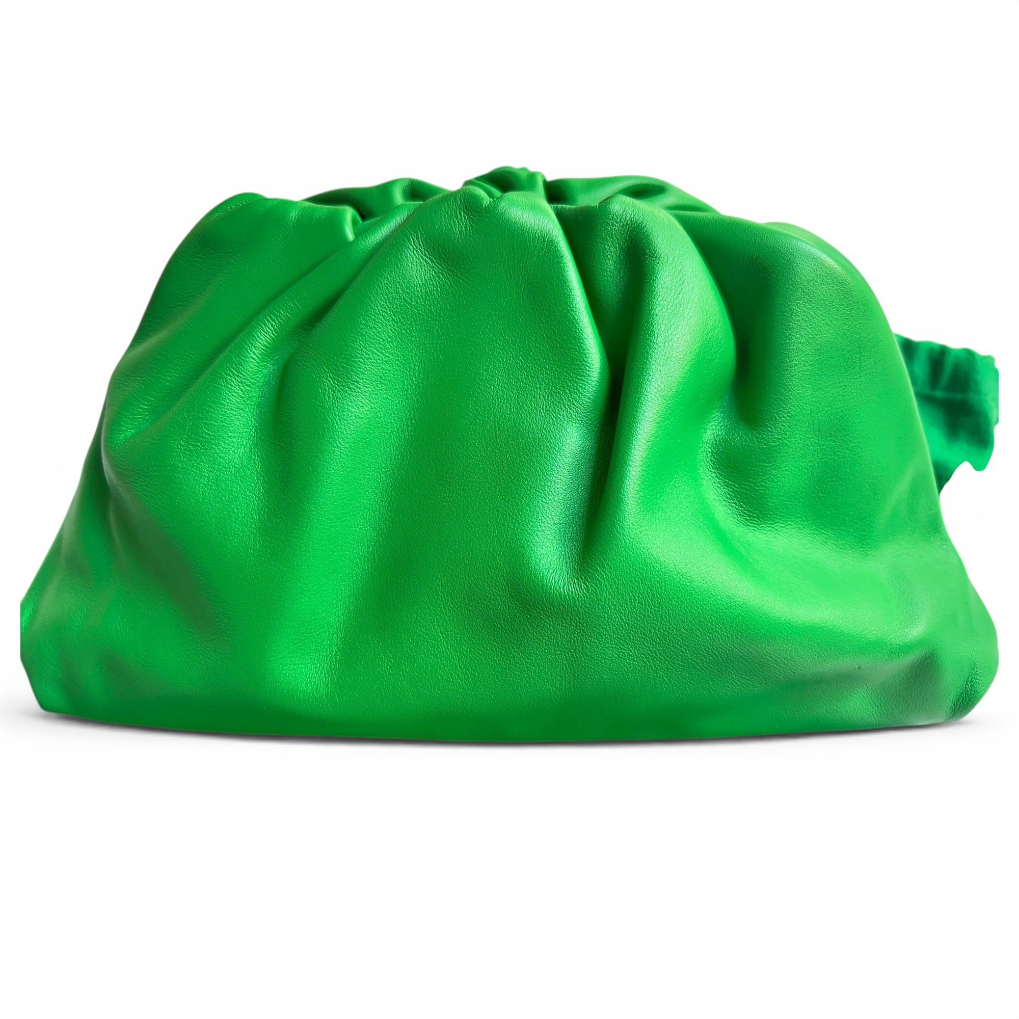 Pouch leather handbag