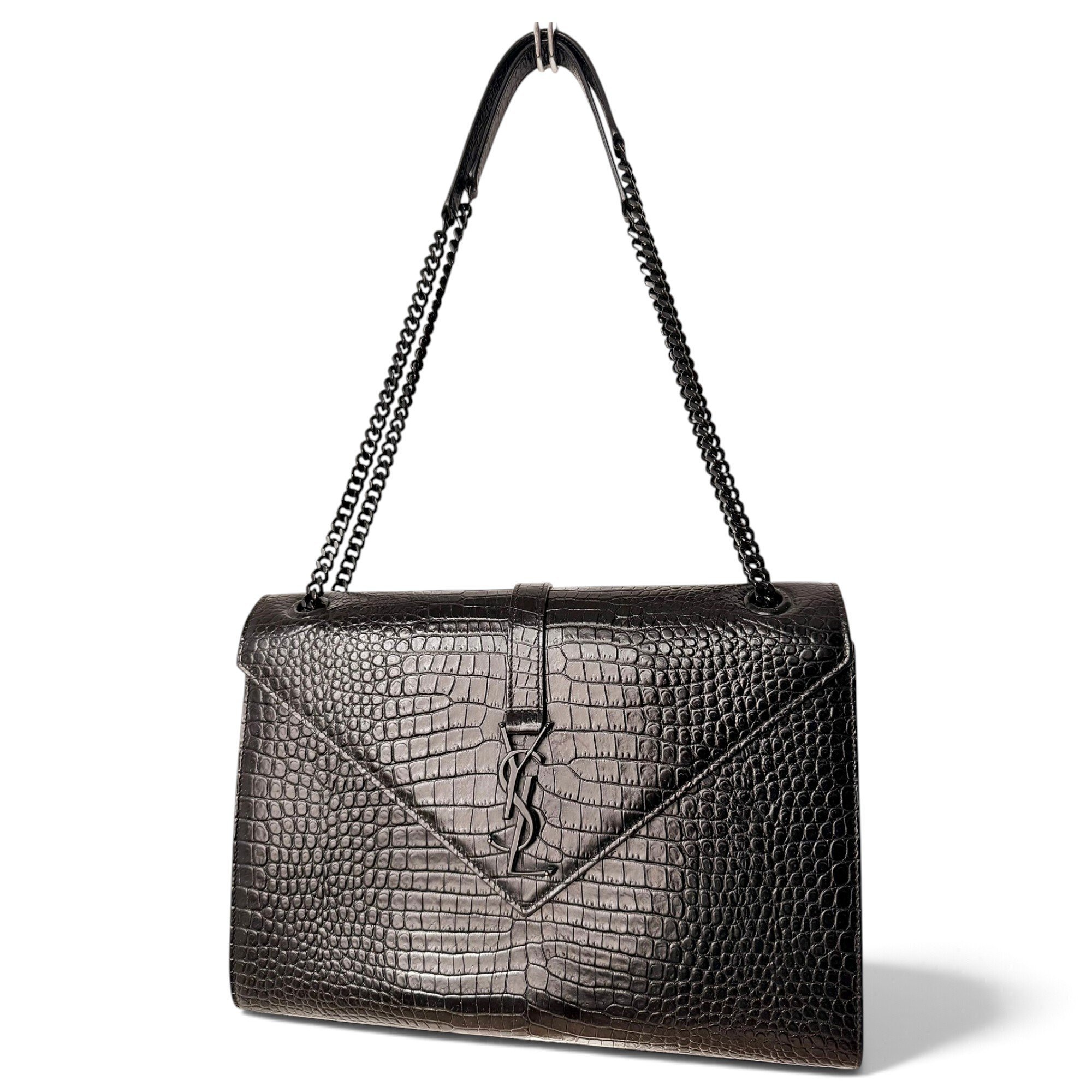 Satchel Monogramme leather crossbody bag