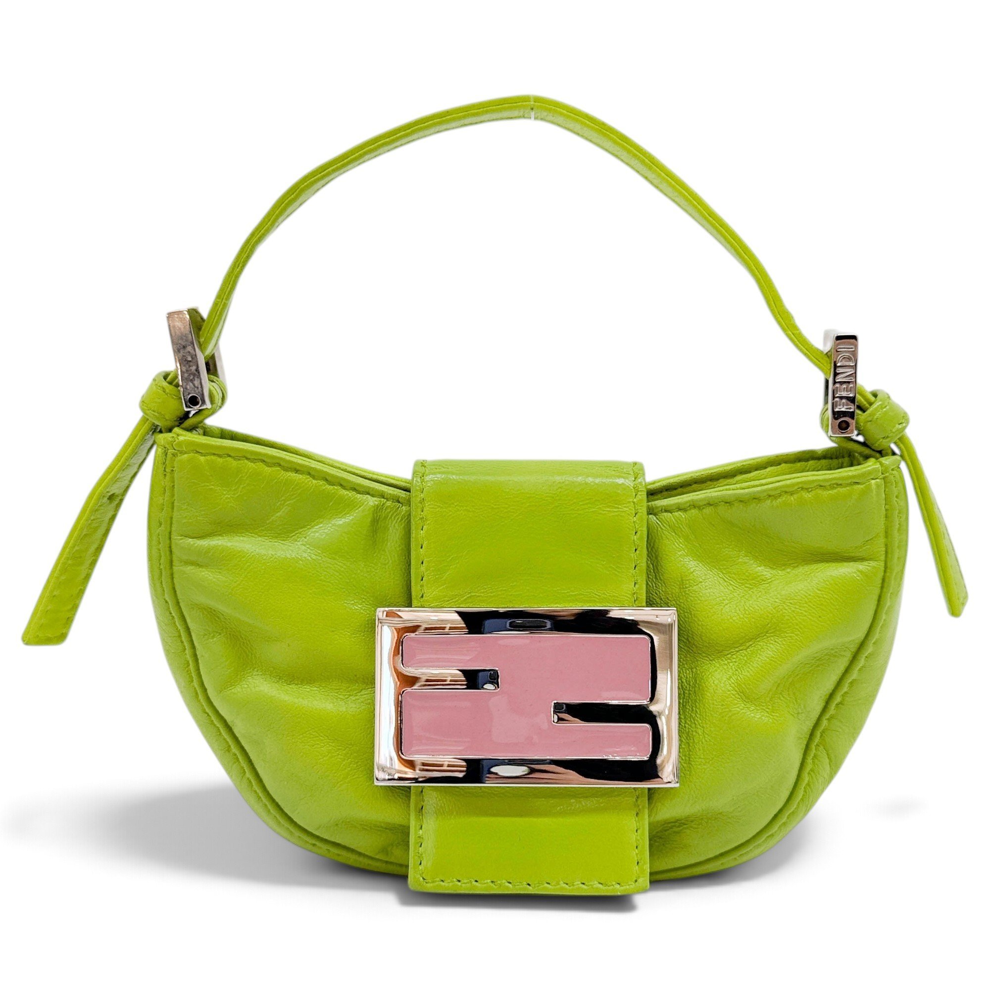 Fendi Croissant Vintage leather handbag