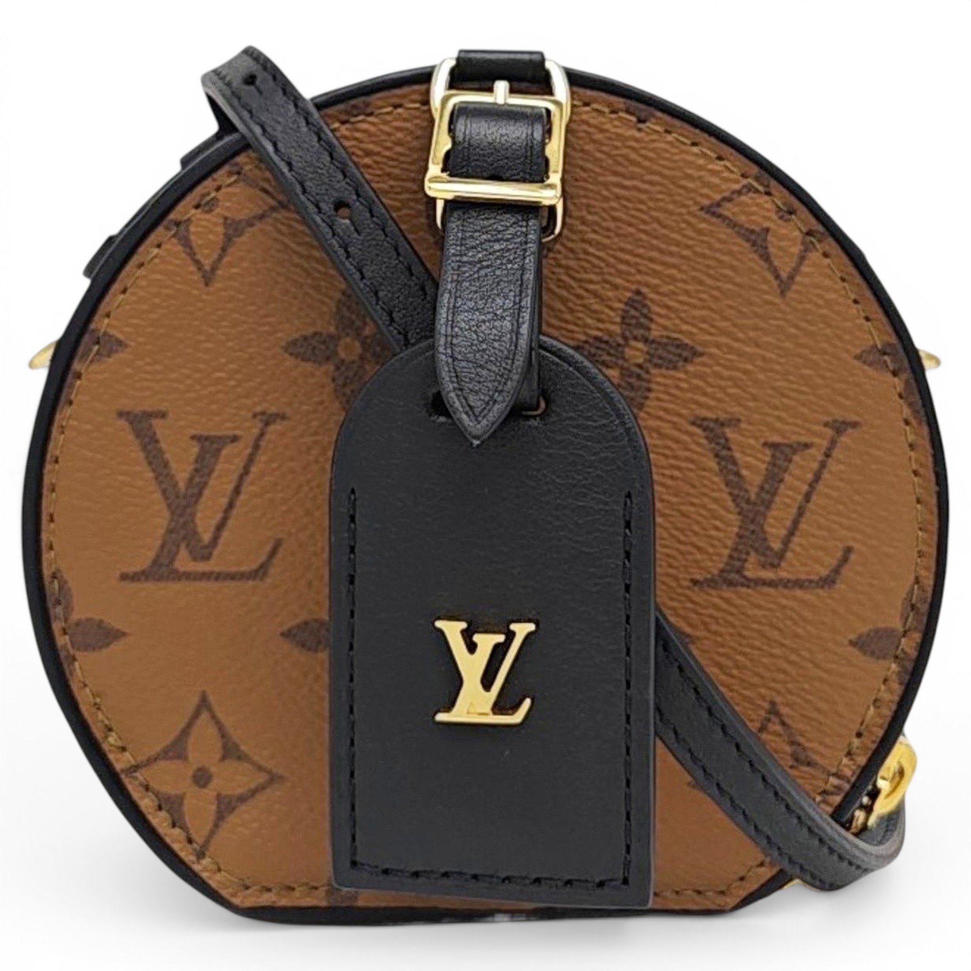Micro boite chapeau leather handbag