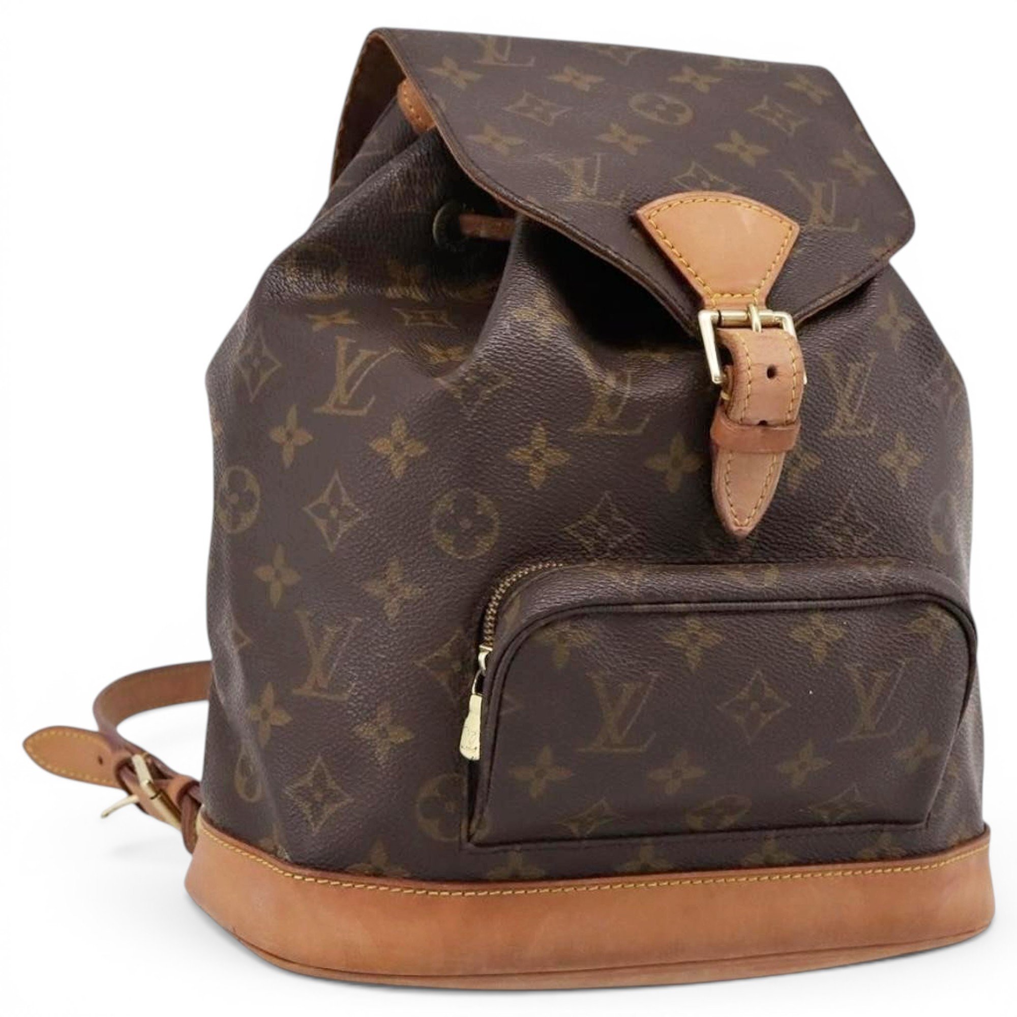 Montsouris leather backpack