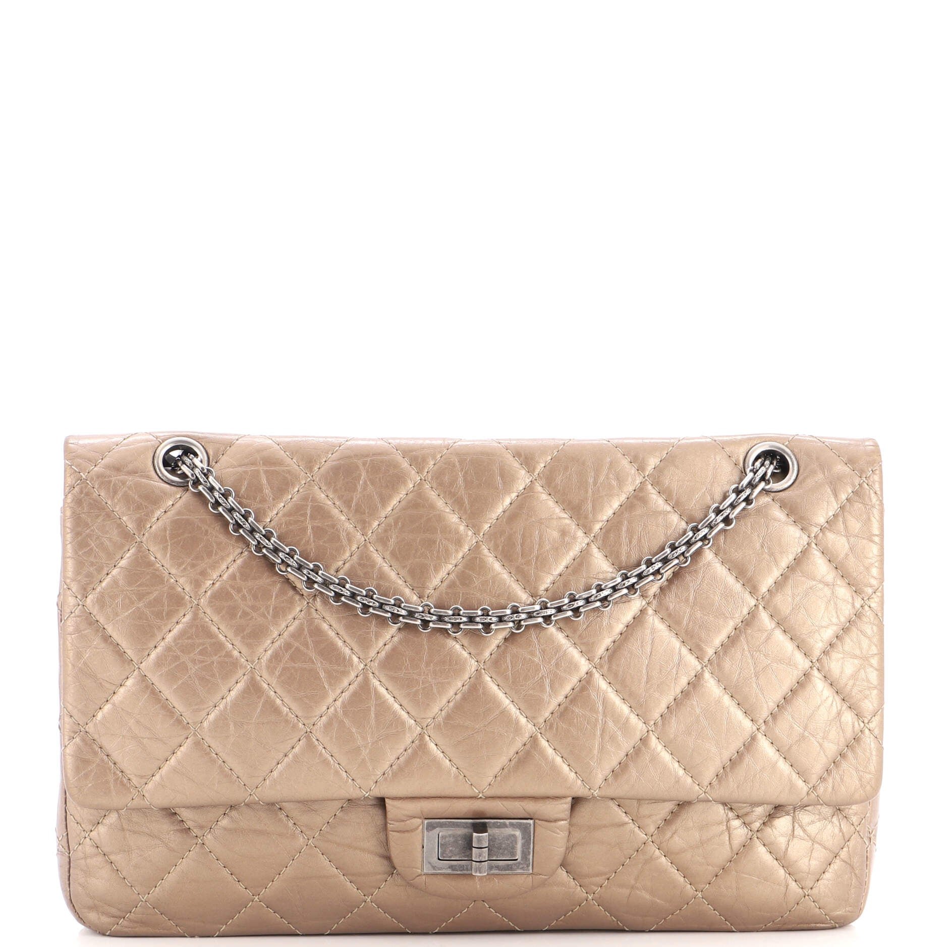 Reissue 2.55 Flap Bag Quilted Aged Calfskin 227