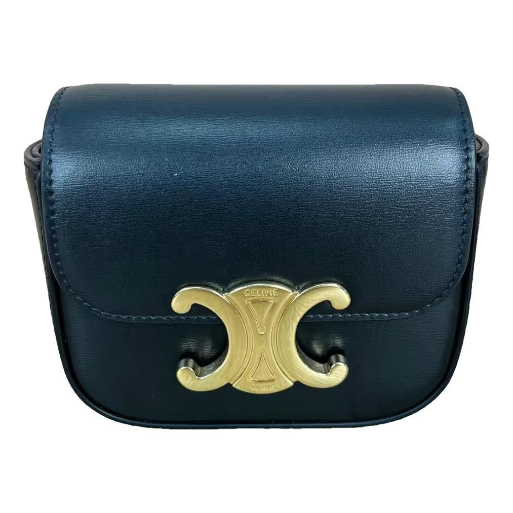 Triomphe leather handbag