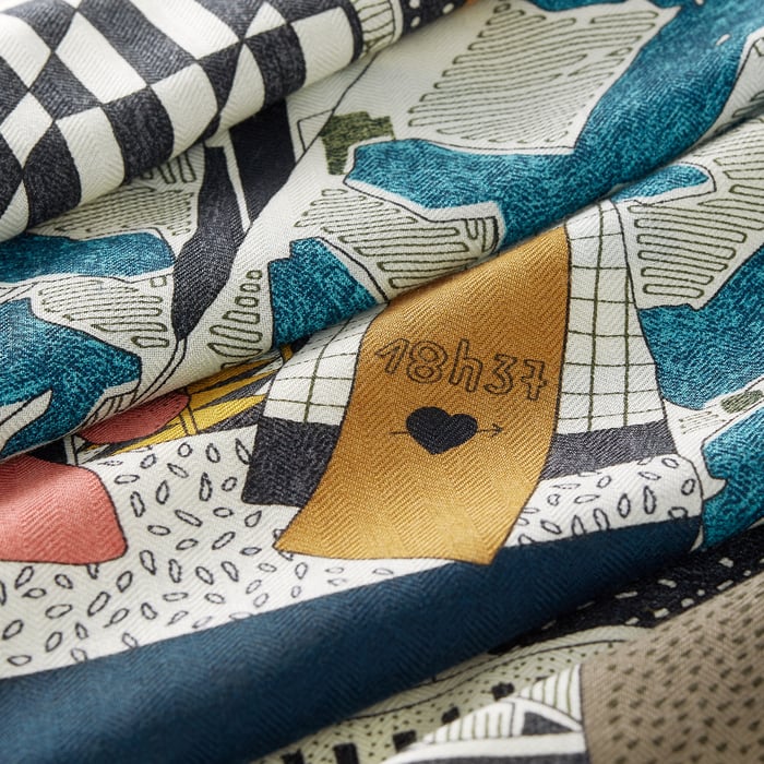 Rendez-vous Chez Hermès Shawl 140