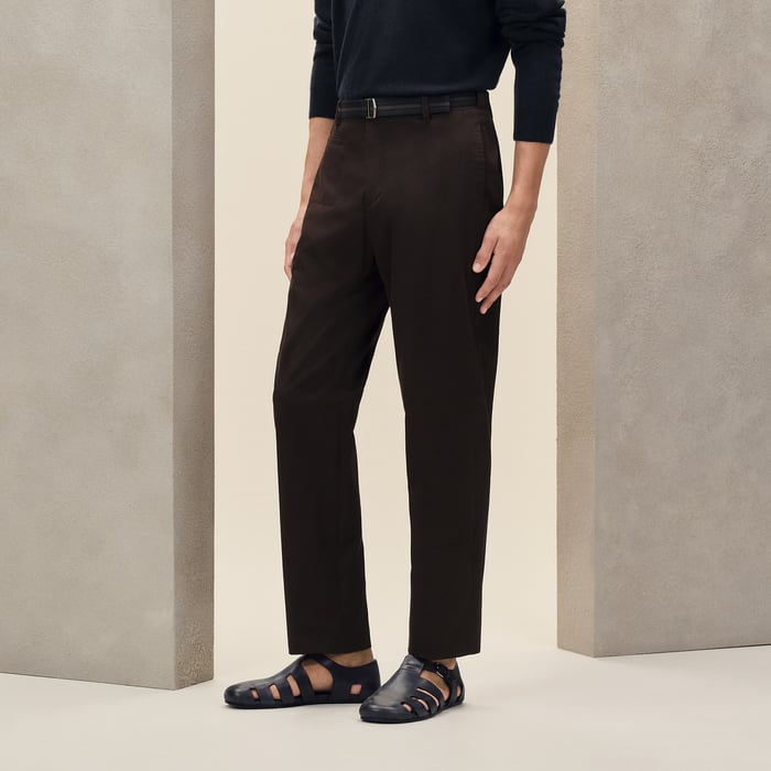 Café Chelsea Pants With Striped Strap Detail