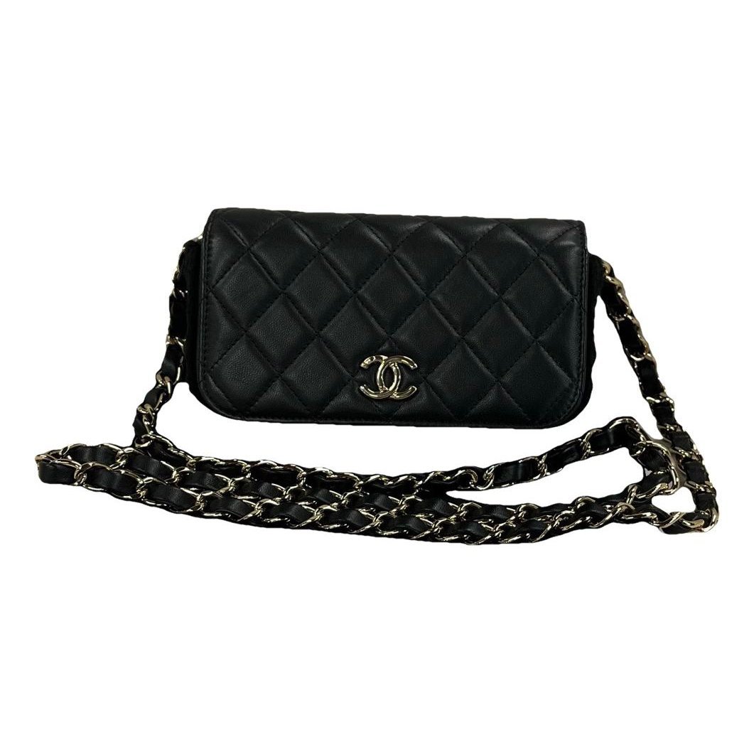 Statement leather handbag