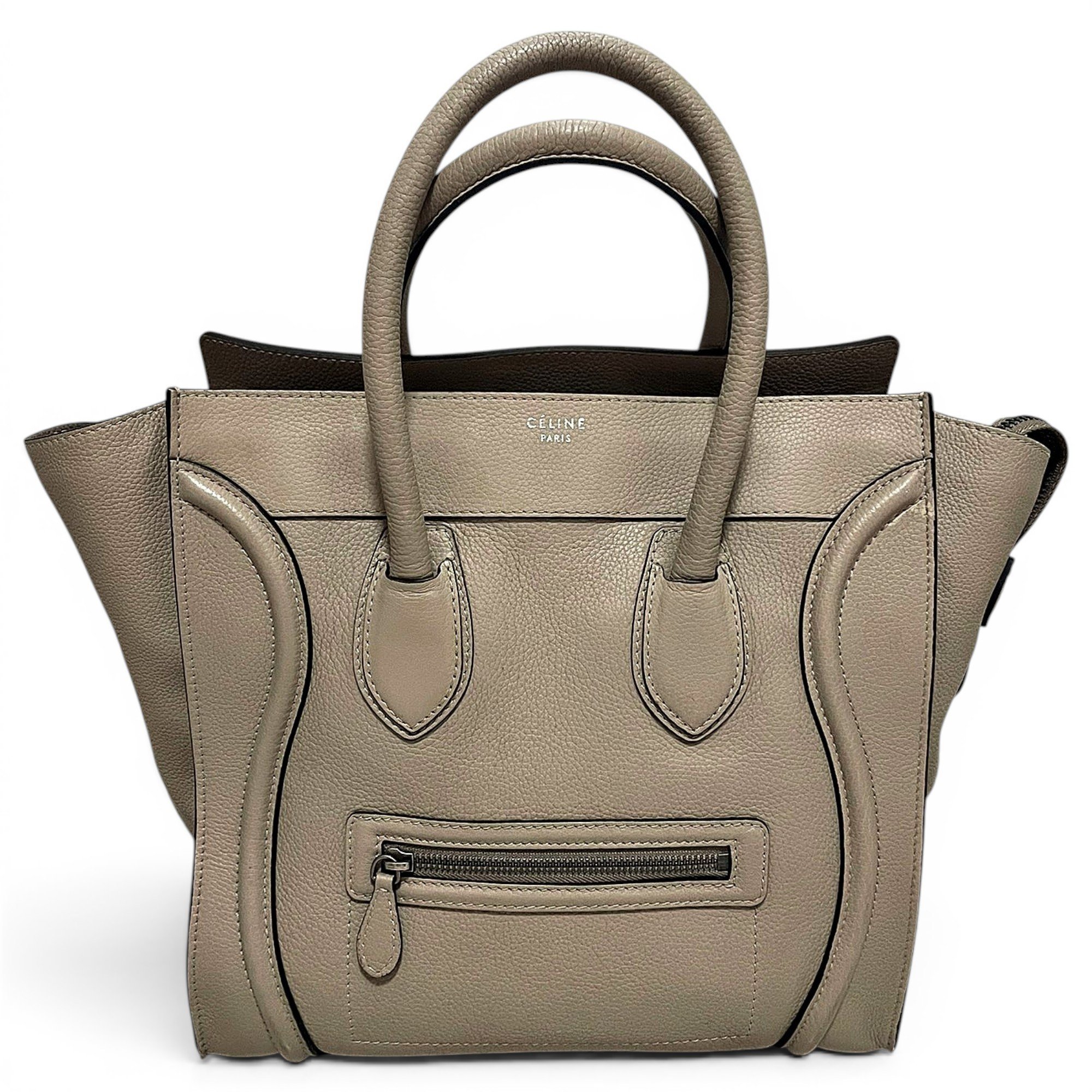 Luggage leather handbag