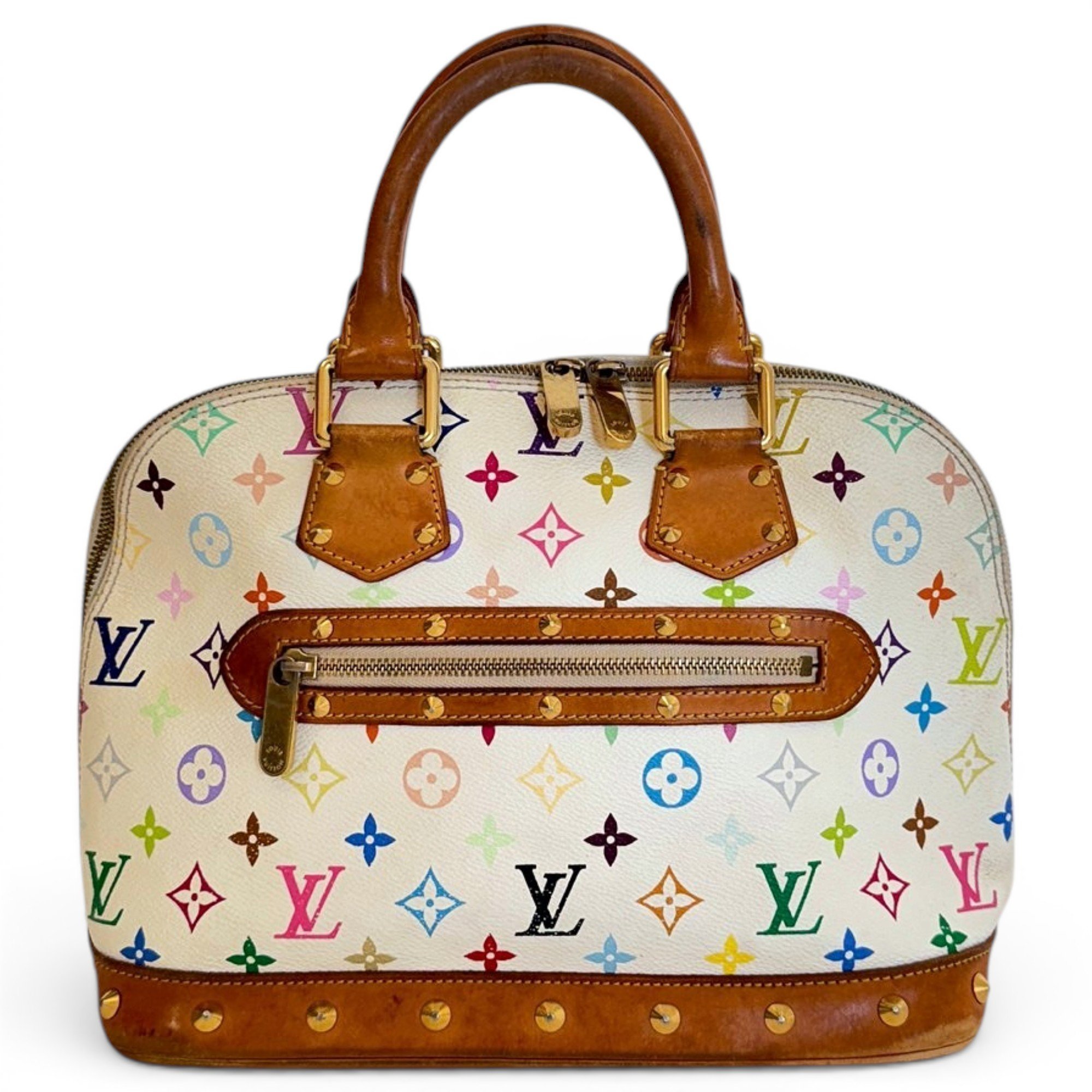 Alma leather handbag