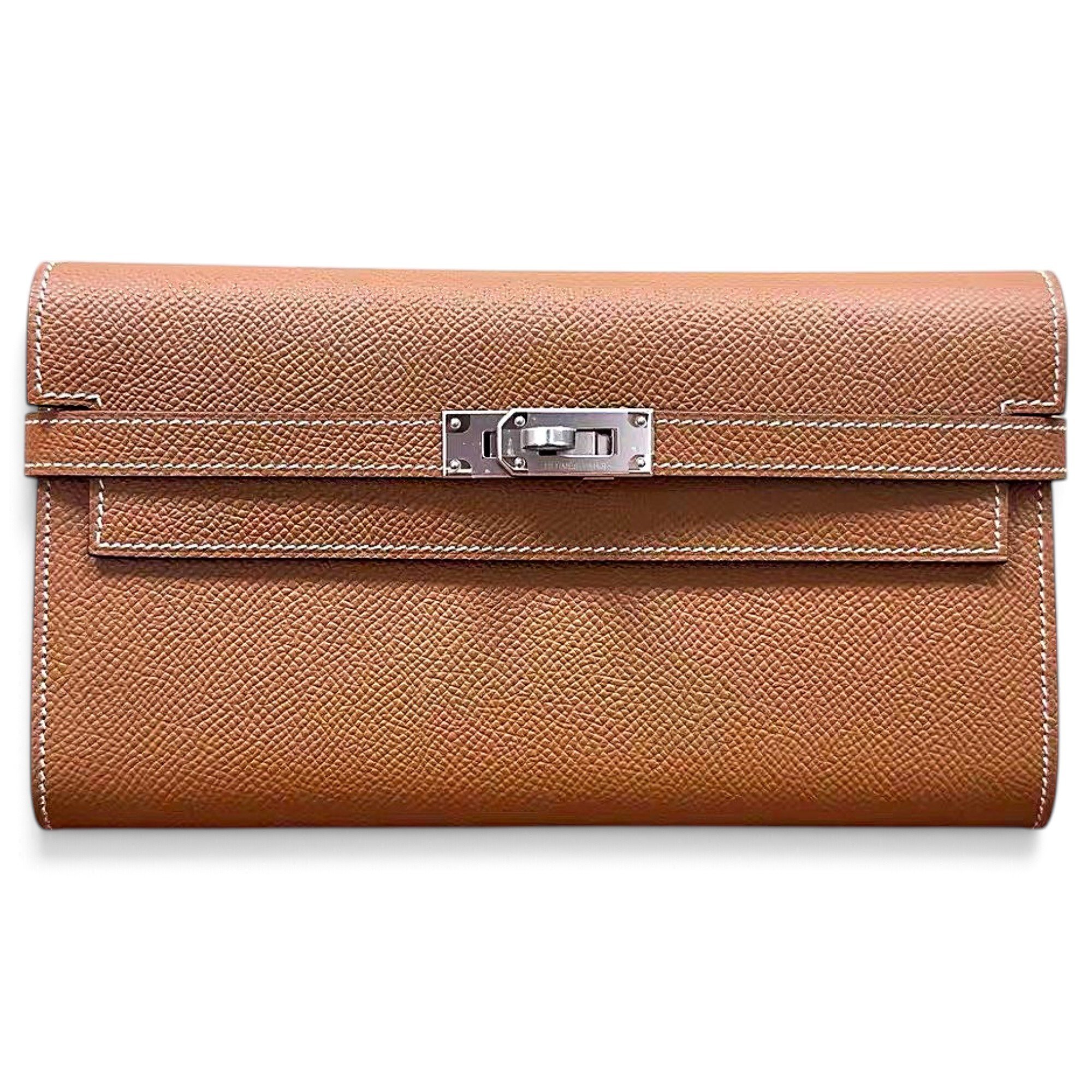 Kelly to go leather clutch bag