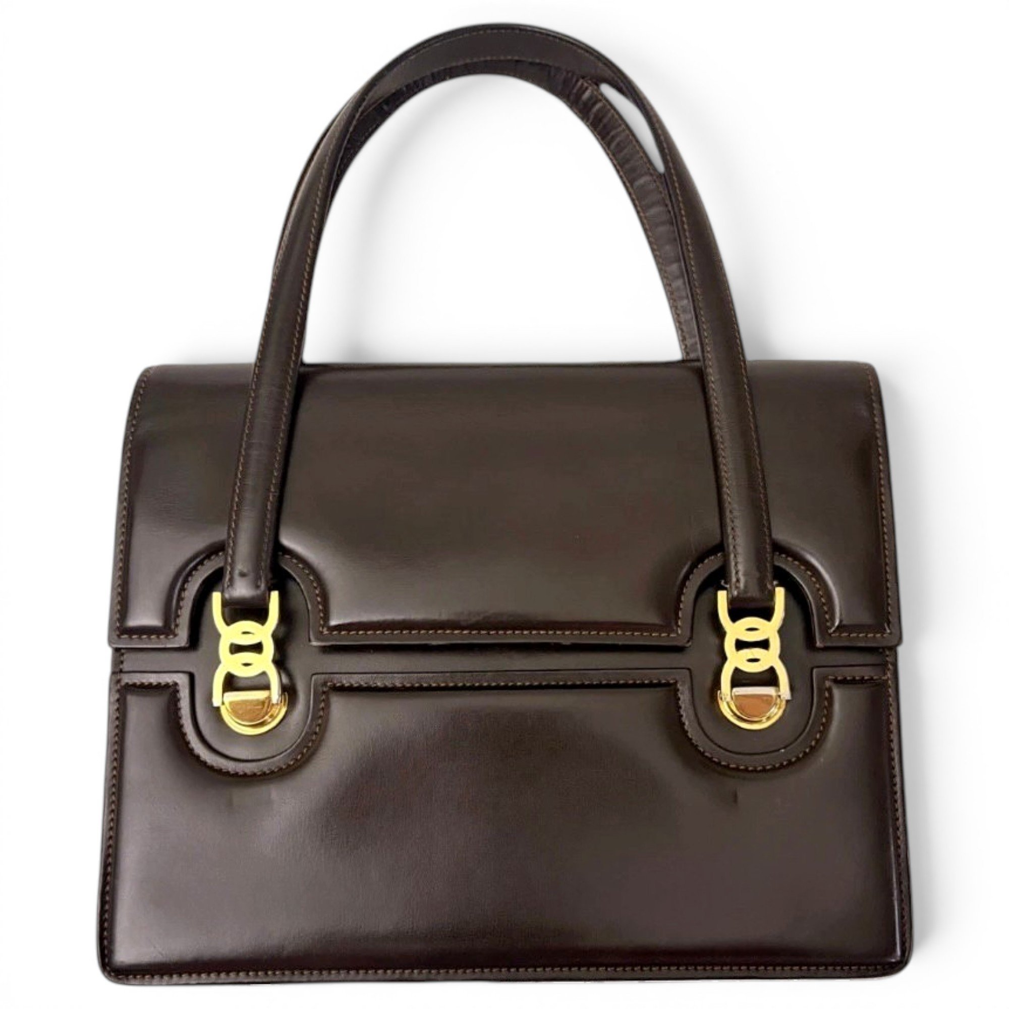 Horsebit 1955 Flap leather handbag