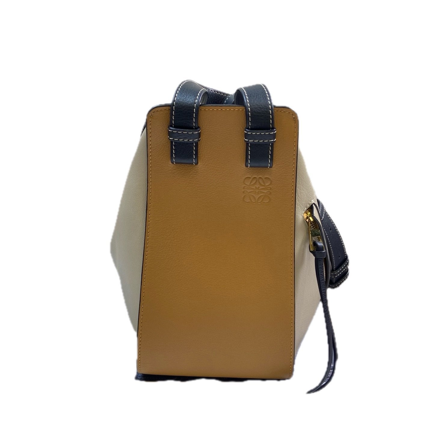Hammock leather handbag