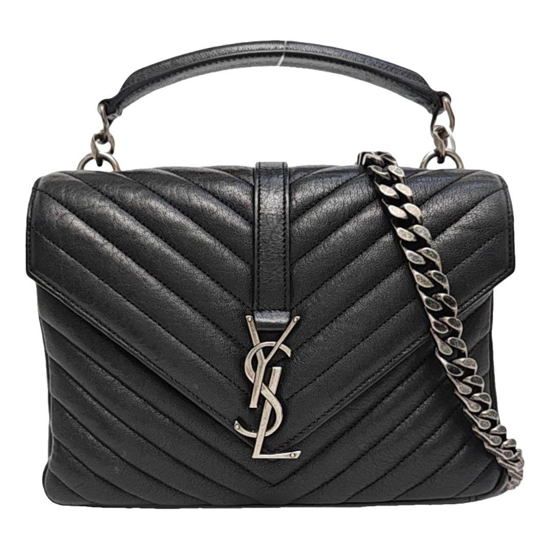 Collége monogramme leather handbag
