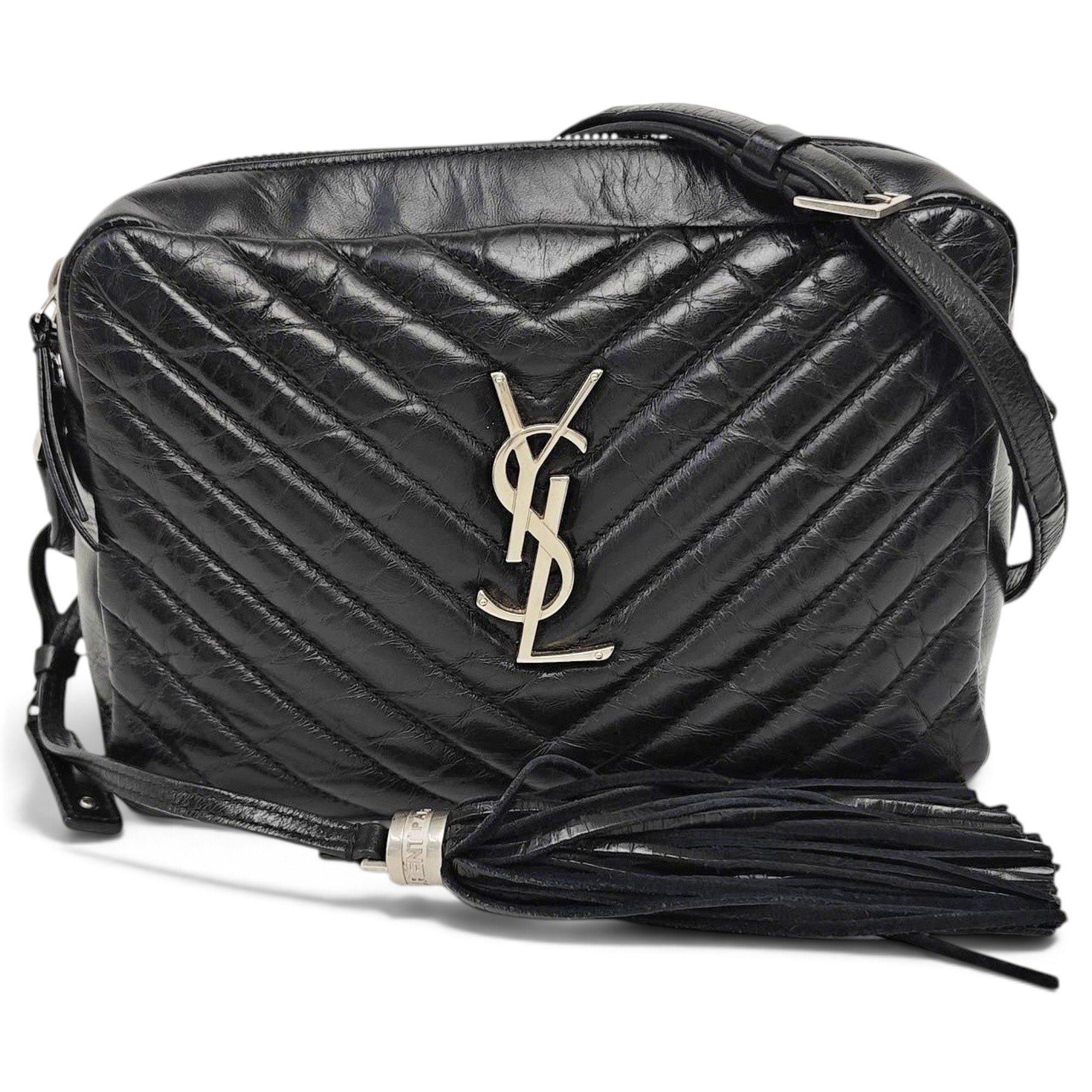 Camera Lou leather handbag
