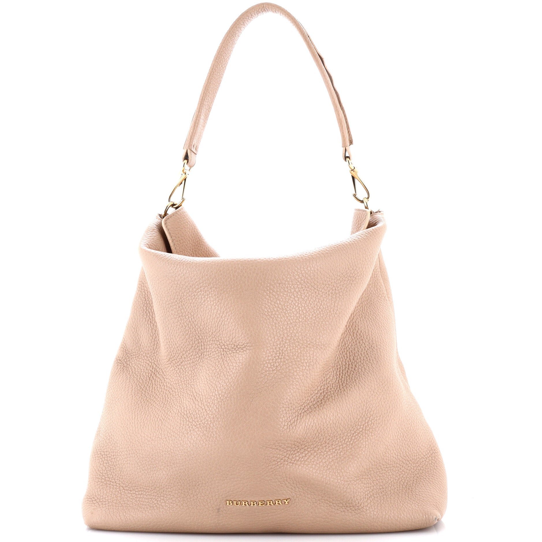 Burberry Cale Hobo Grainy Leather Medium
