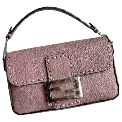 Baguette leather handbag