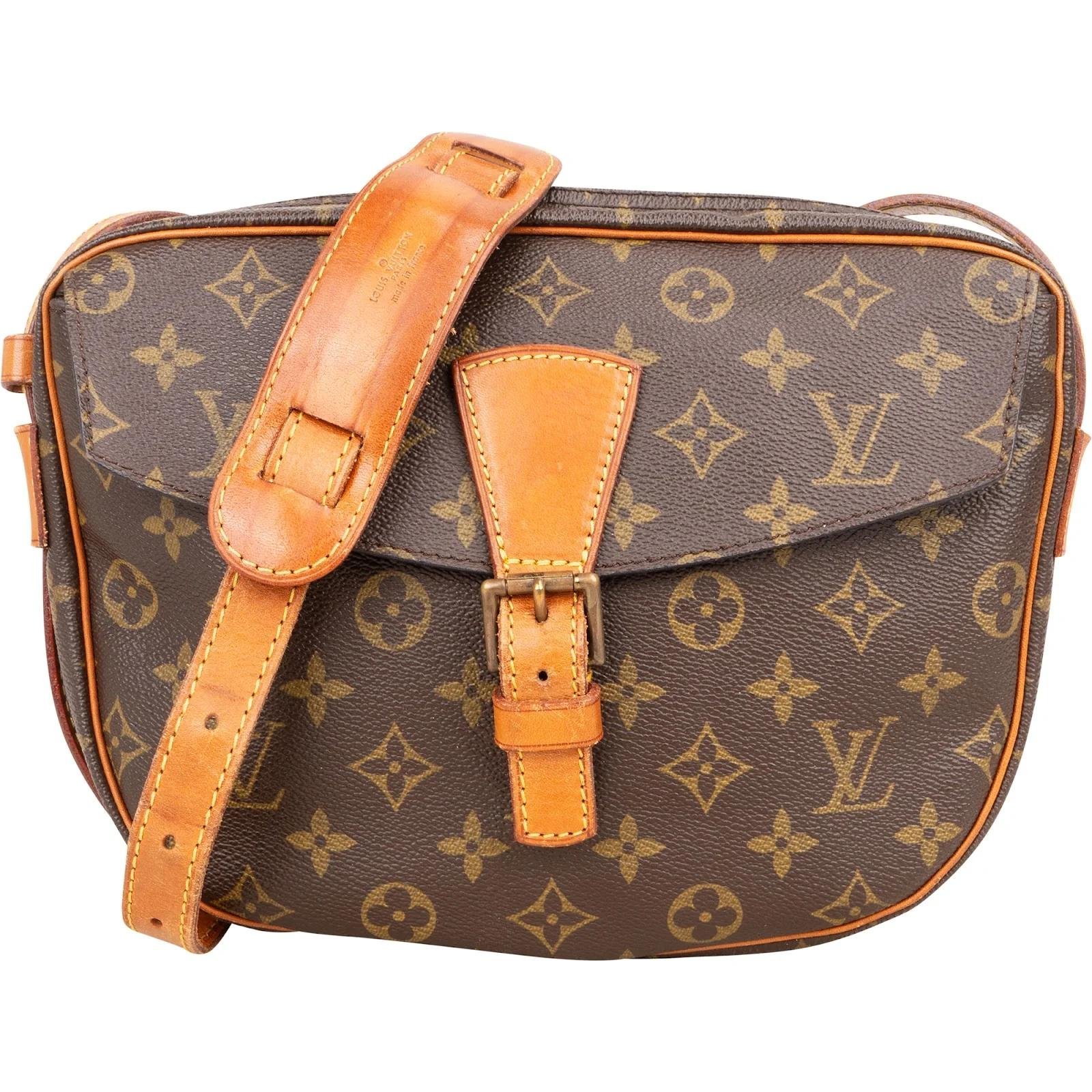 Jeune fille leather crossbody bag
