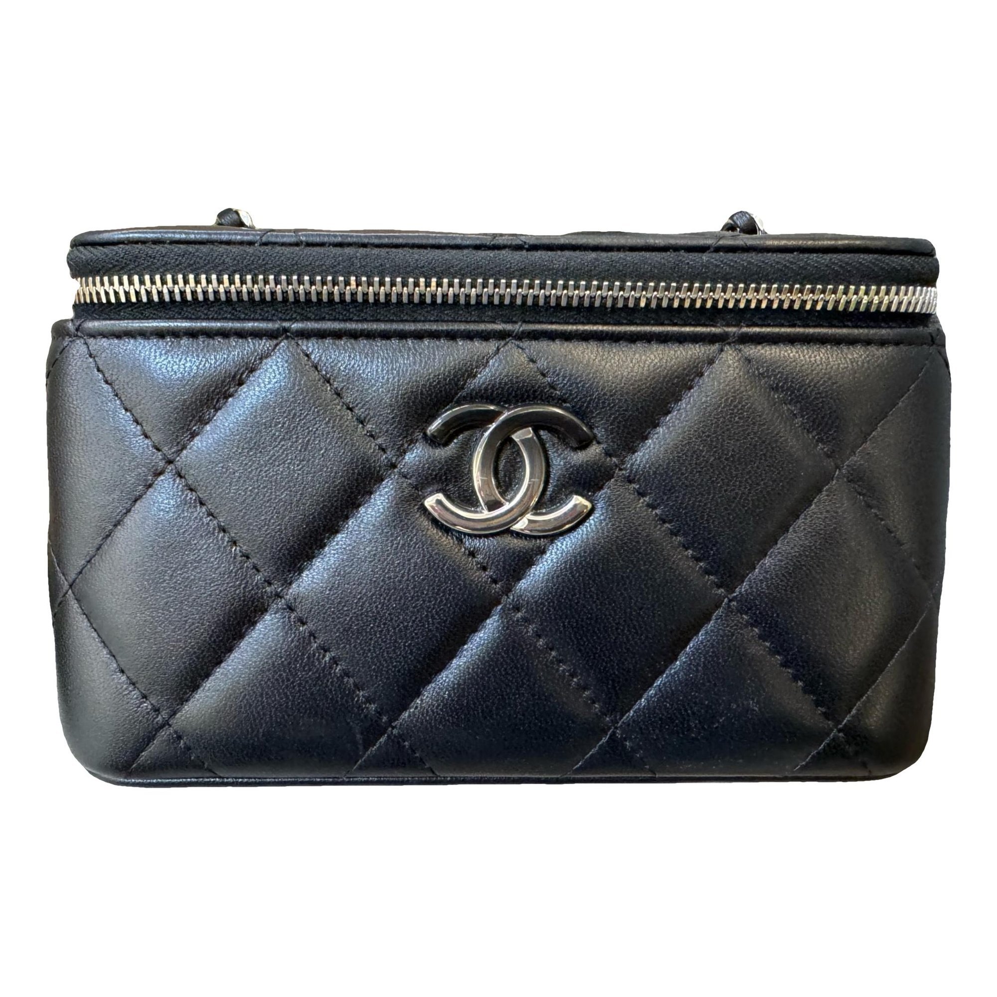 Trendy CC Vanity leather handbag