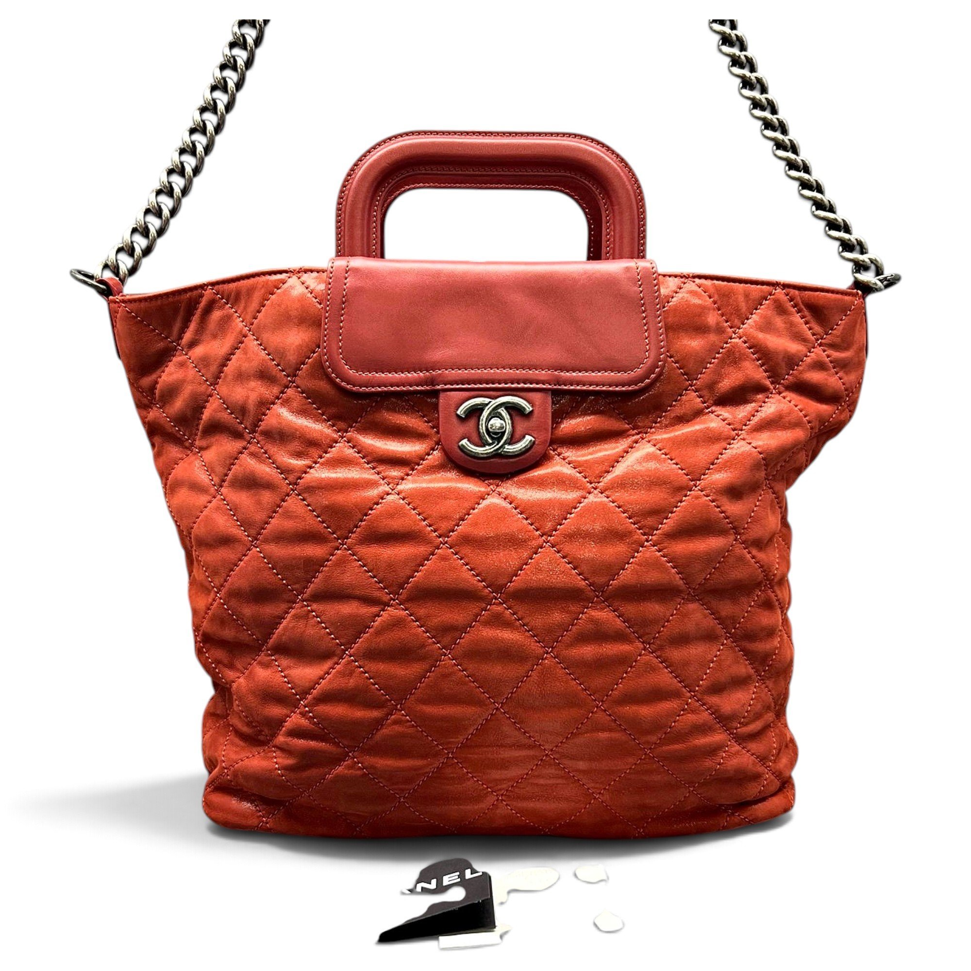 Leather handbag