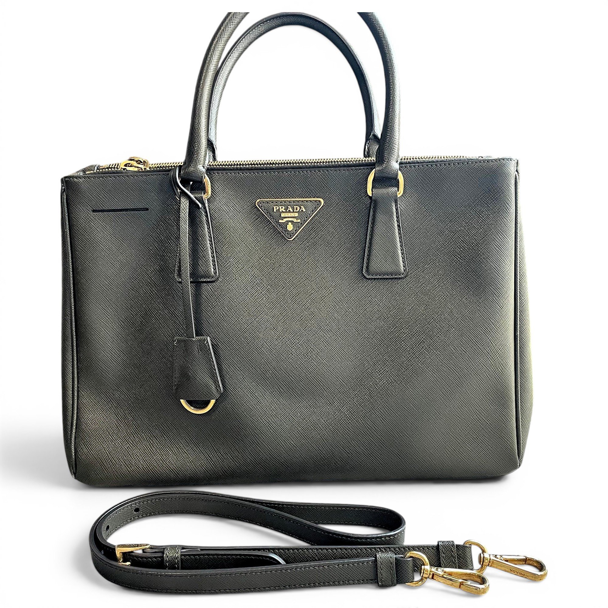 Galleria leather handbag